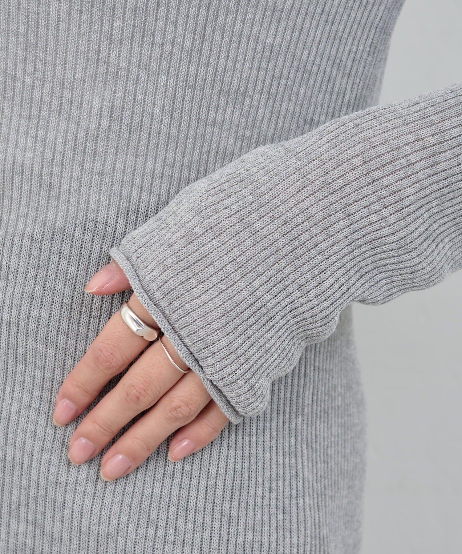 SHENERY(シーナリー) 【26SS予約】ヘンリーネックレイヤードニット