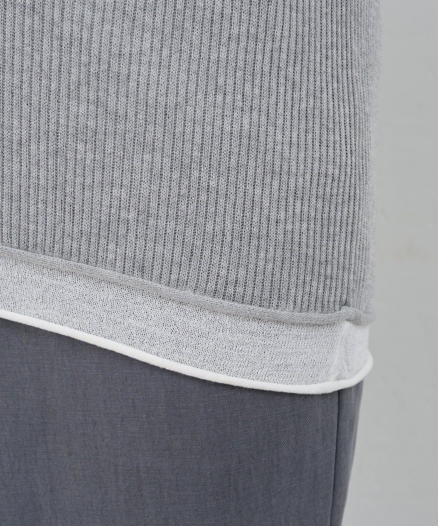 SHENERY(シーナリー) 【26SS予約】ヘンリーネックレイヤードニット