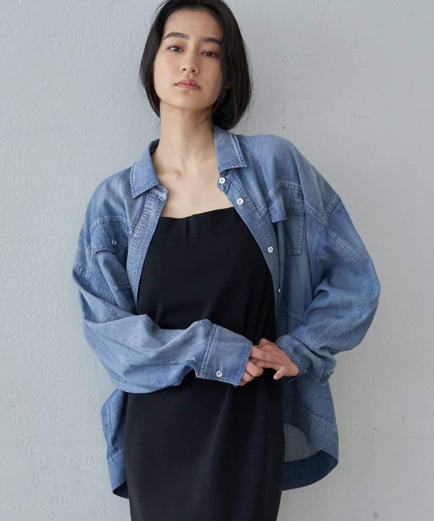 SHENERY(シーナリー) 【26SS予約】シアーデニムシャツ