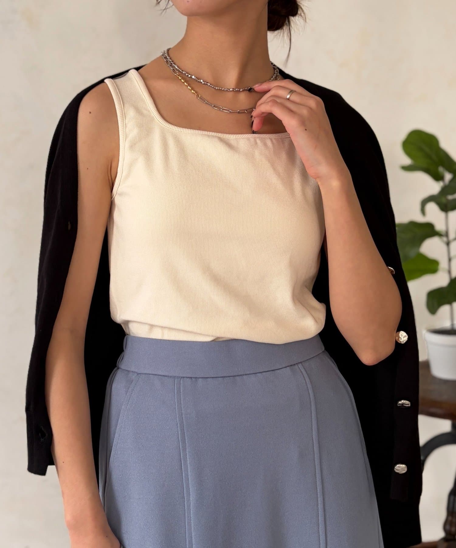 Chez toi(シェトワ) テレコカップ付きスクエアタンク