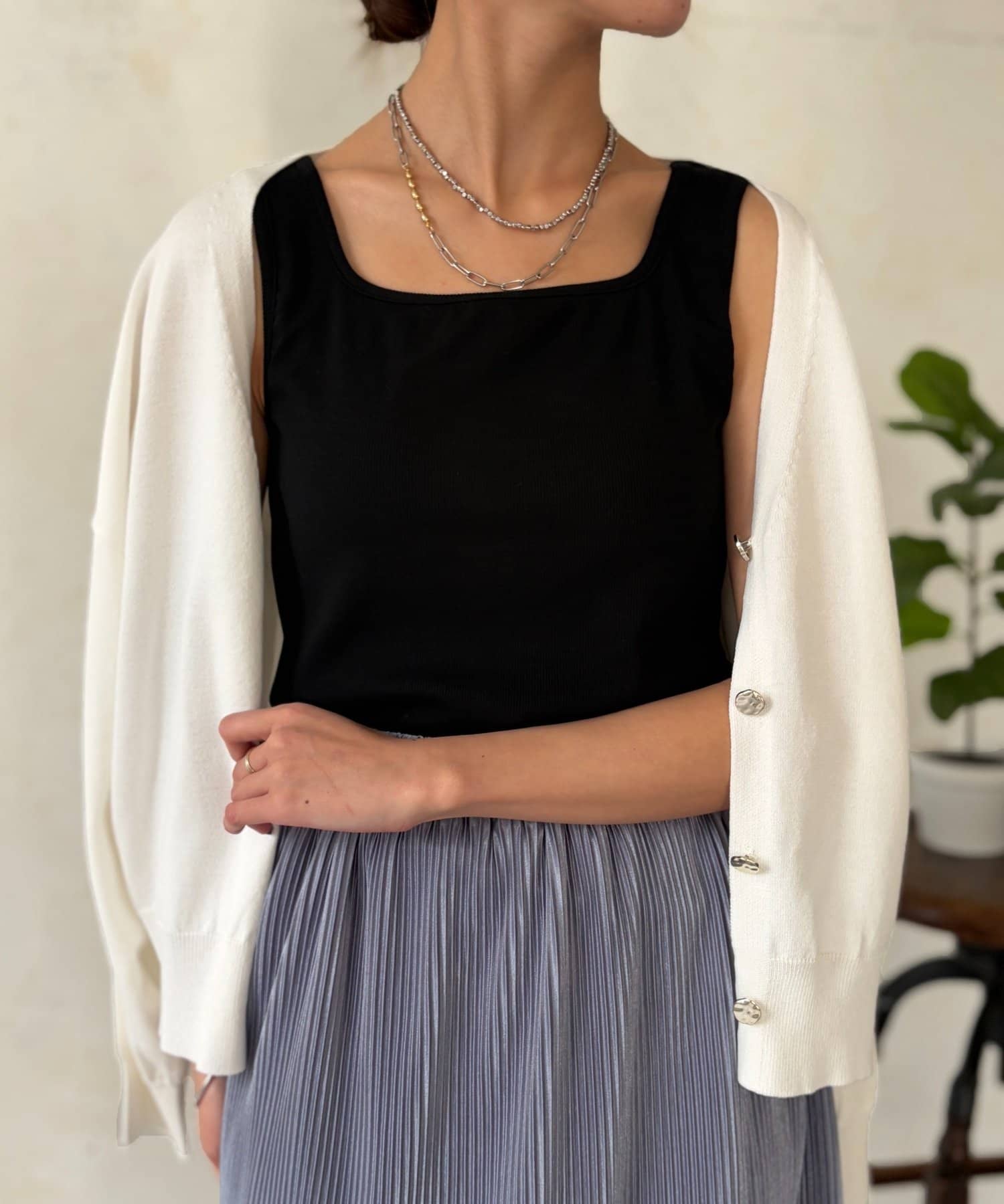 Chez toi(シェトワ) テレコカップ付きスクエアタンク