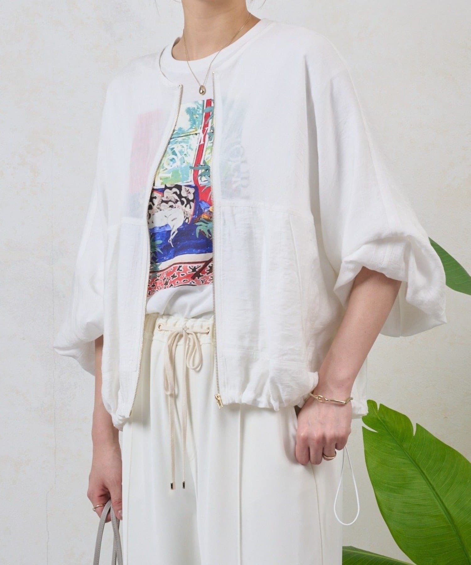 Jena　espace merveilleux(ジェナ　エスパスメルヴェイユ) 裾ドロストヨウリュウブルゾン