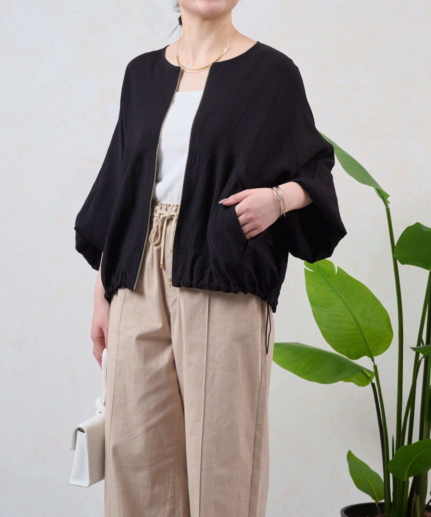 Jena　espace merveilleux(ジェナ　エスパスメルヴェイユ) 裾ドロストヨウリュウブルゾン