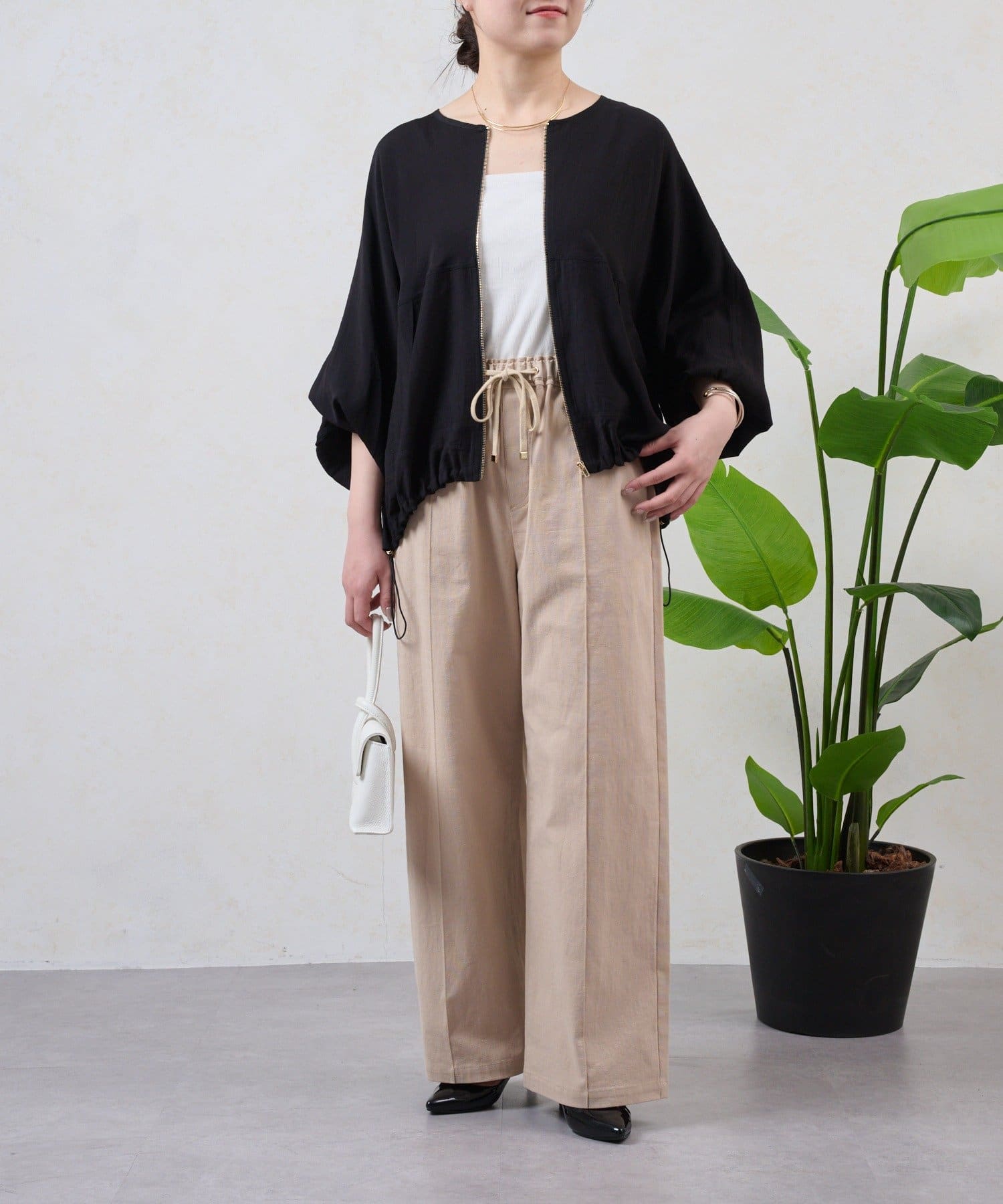 Jena　espace merveilleux(ジェナ　エスパスメルヴェイユ) 裾ドロストヨウリュウブルゾン