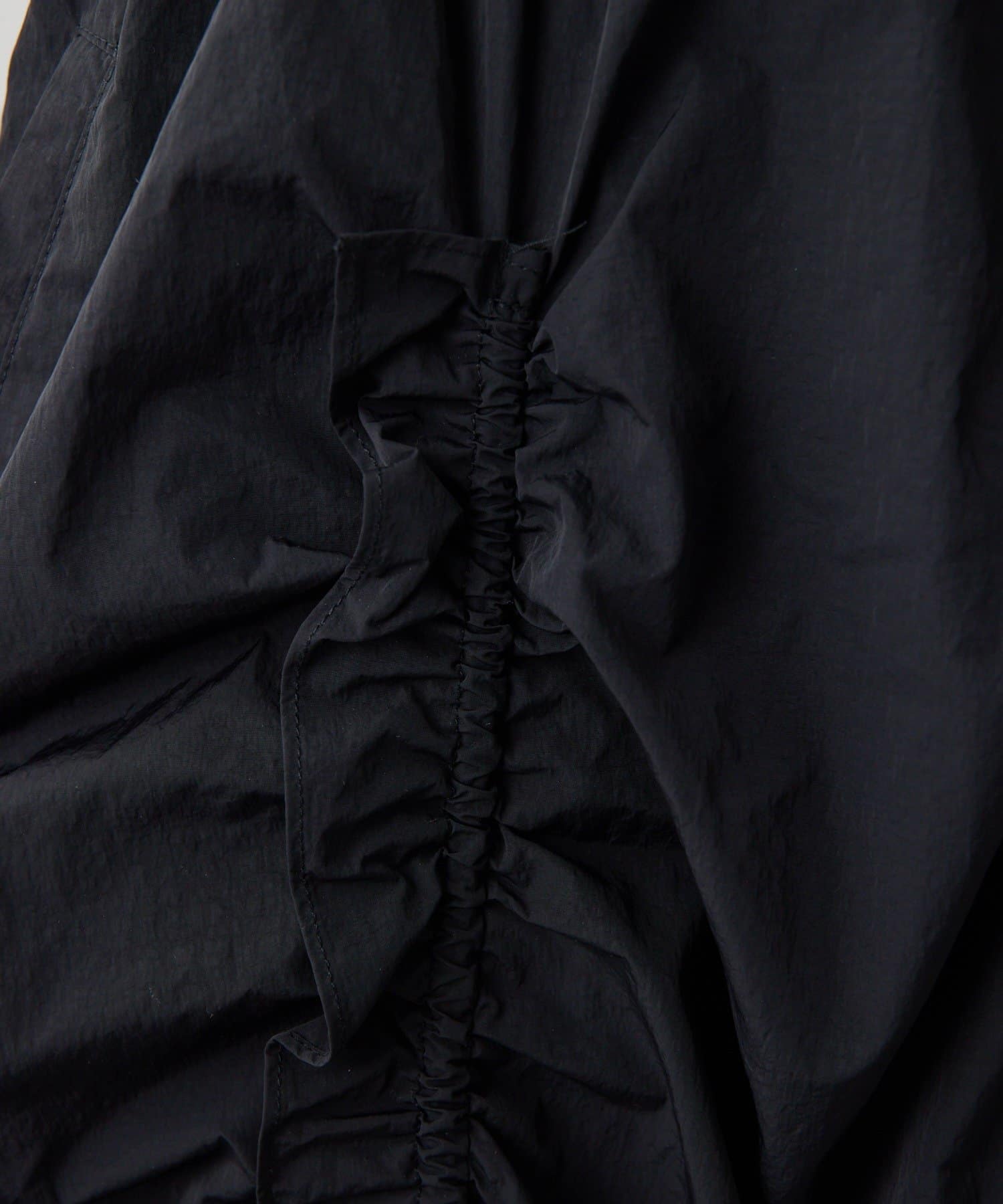 ear PAPILLONNER(イア パピヨネ) 《自分好みにシルエットチェンジ可/軽量/ウエスト総ゴム》ドロストギャザースカート【SUM1 STYLE(スミスタイル)】