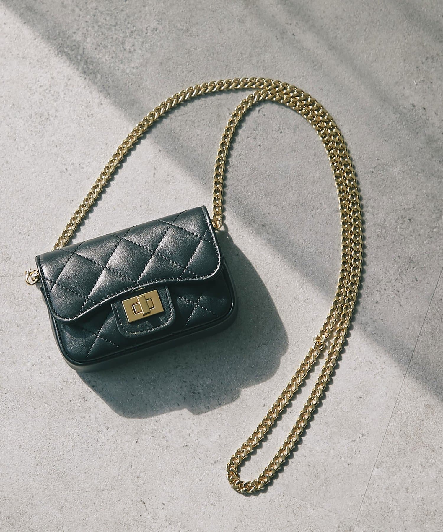 La boutique BonBon(ラブティックボンボン) 【オウレンティ】ミニキルティングチェーンバッグ