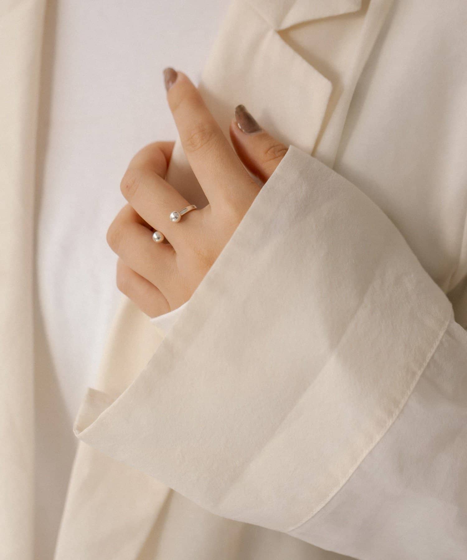 ear PAPILLONNER(イア パピヨネ) 《スターリングシルバー使用》テントテンリングセット