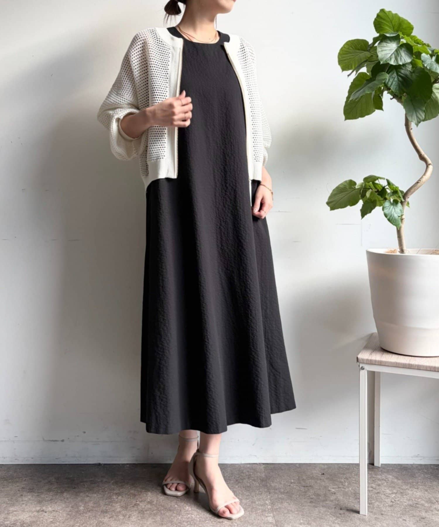 Jena　espace merveilleux(ジェナ　エスパスメルヴェイユ) サッカーノースリワンピース