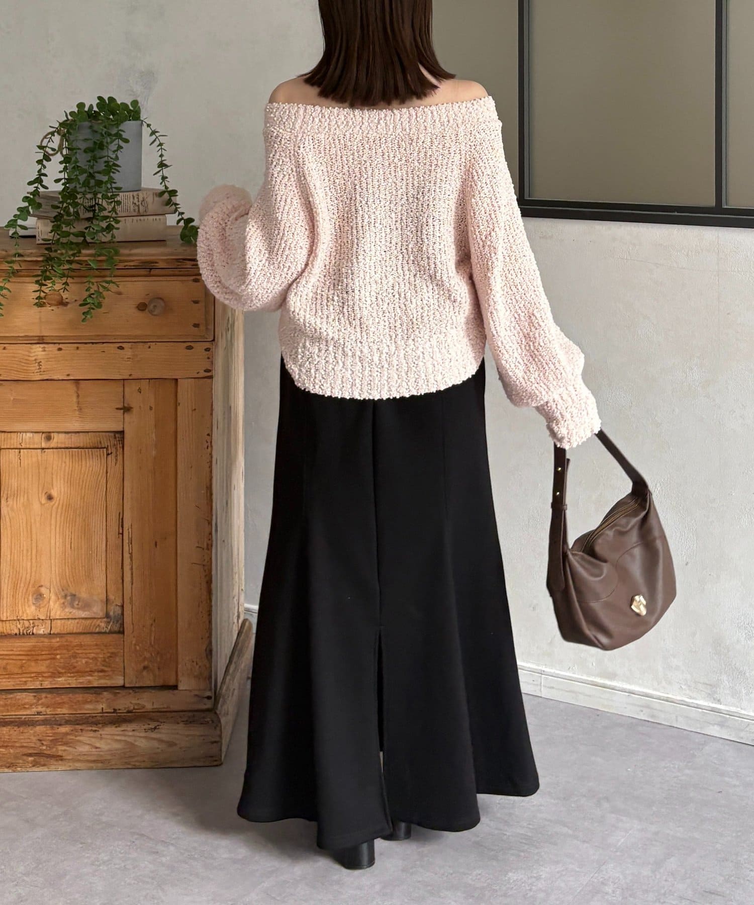 Thevon.(ゼヴォン) 裏毛Iラインマーメイドスカート