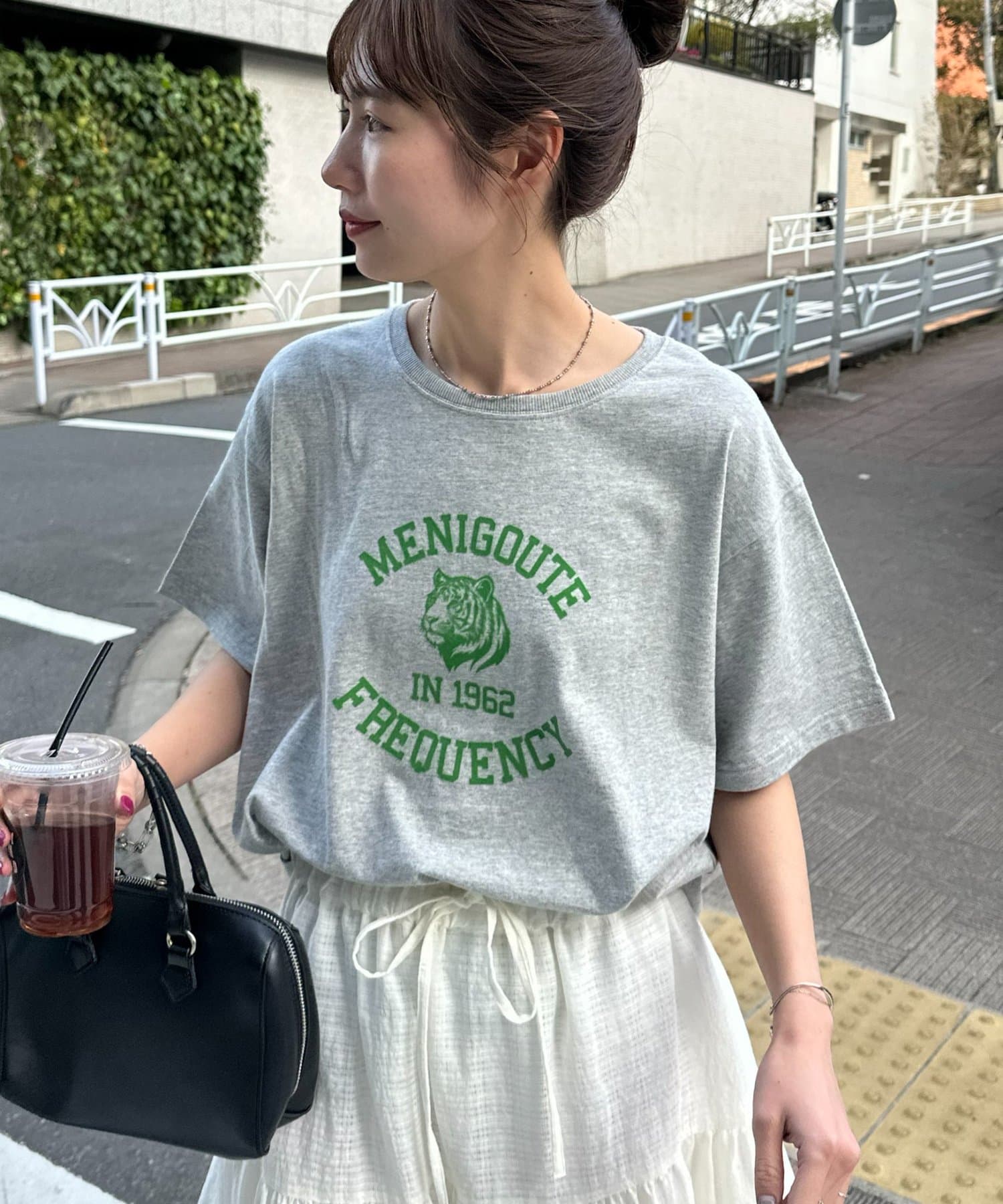 DISCOAT(ディスコート) 【Enlude】アニマルカレッジロゴT《ユニセックス》