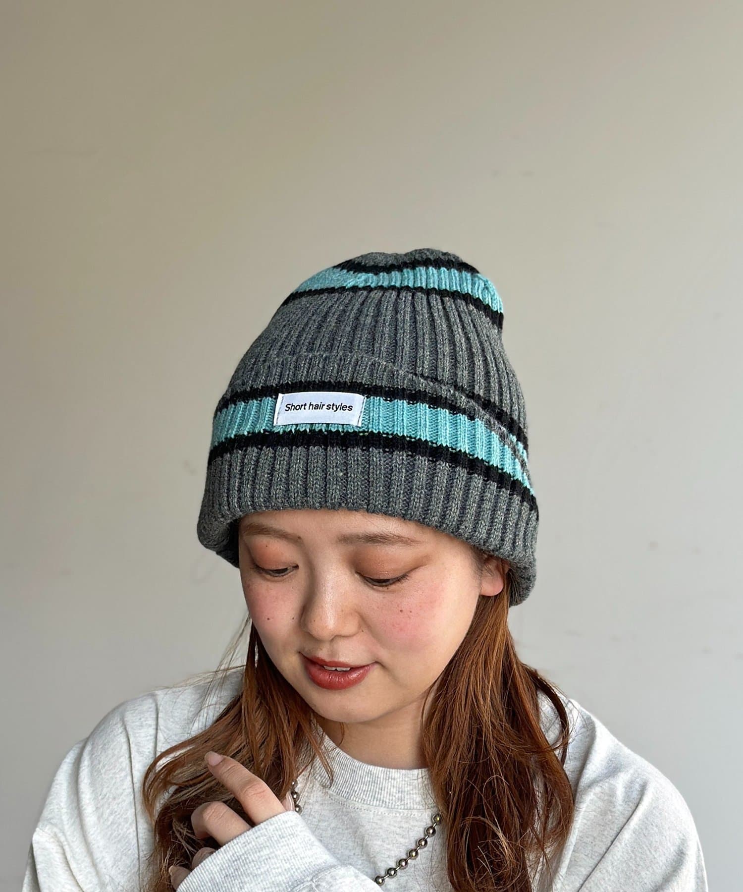 CPCM(シーピーシーエム) マルチボーダーニット帽