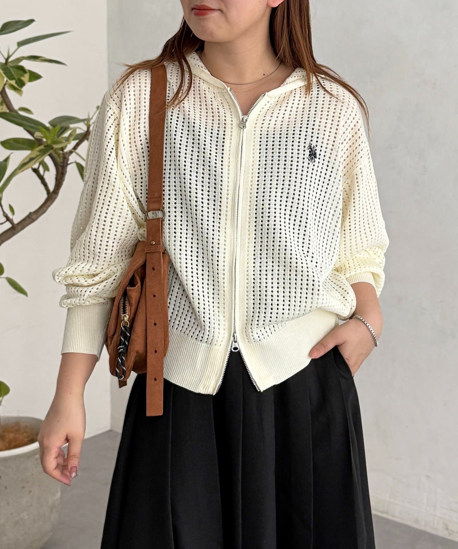 CPCM(シーピーシーエム) 【U.S. POLO ASSN. 】メッシュジップパーカー