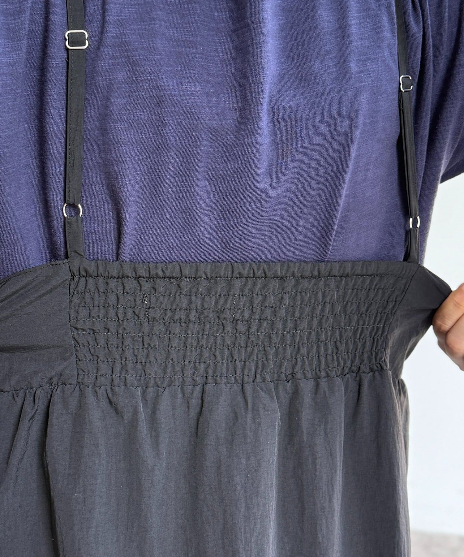 CPCM(シーピーシーエム) 【U.S. POLO ASSN】ナイロンティアードキャミワンピース