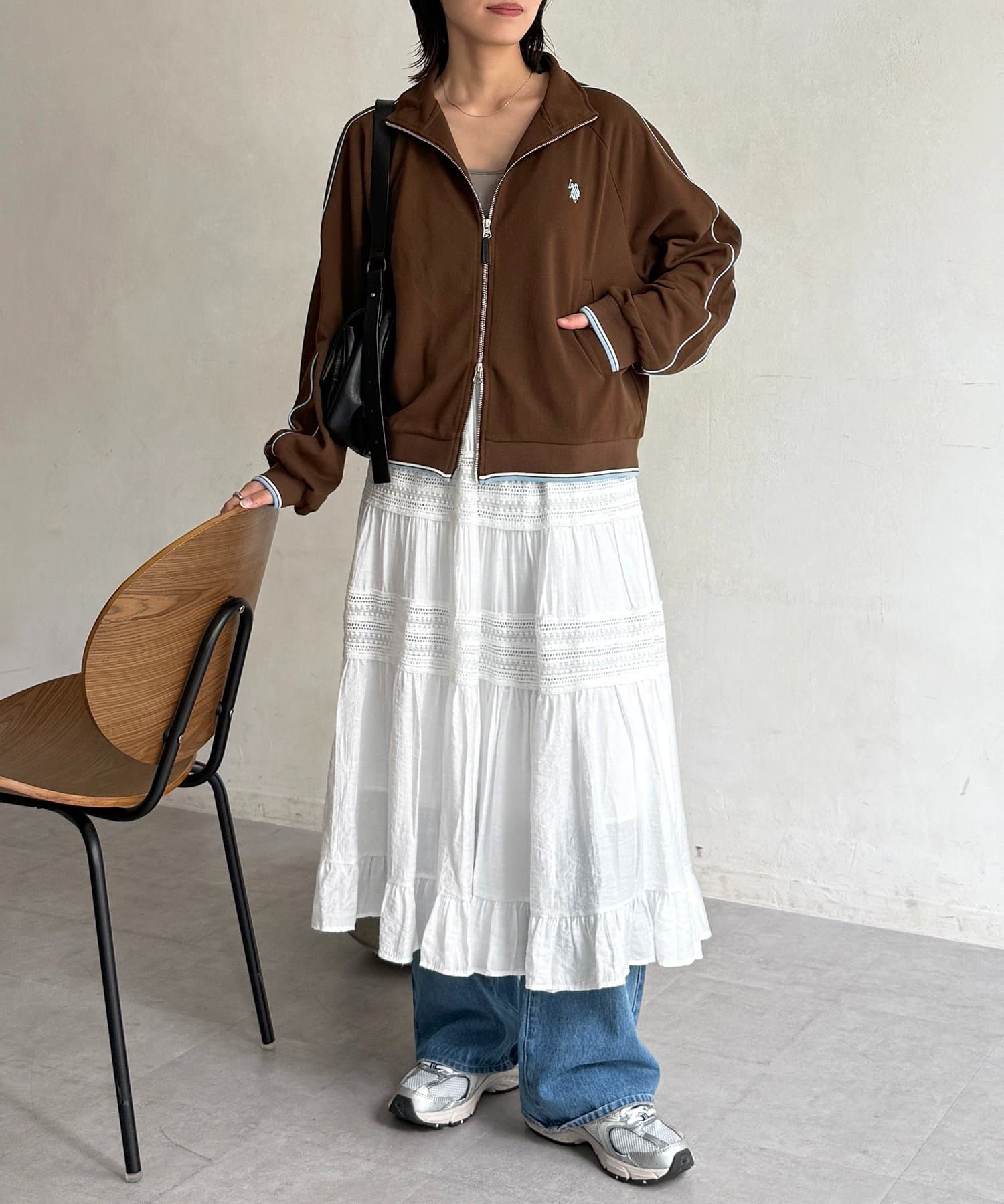 CPCM(シーピーシーエム) 【U.S. POLO ASSN.】鹿の子トラックジャケット