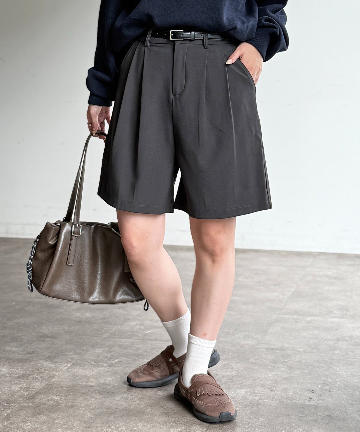 CPCM(シーピーシーエム) ベルト付きショートパンツ