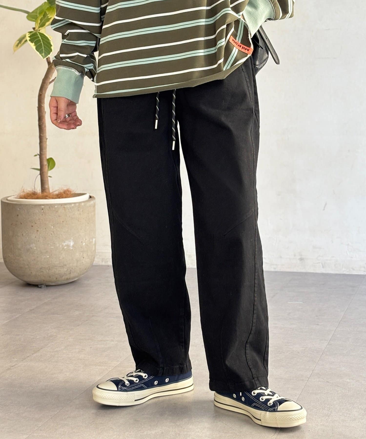 CPCM(シーピーシーエム) ストレッチコクーンイージーパンツ