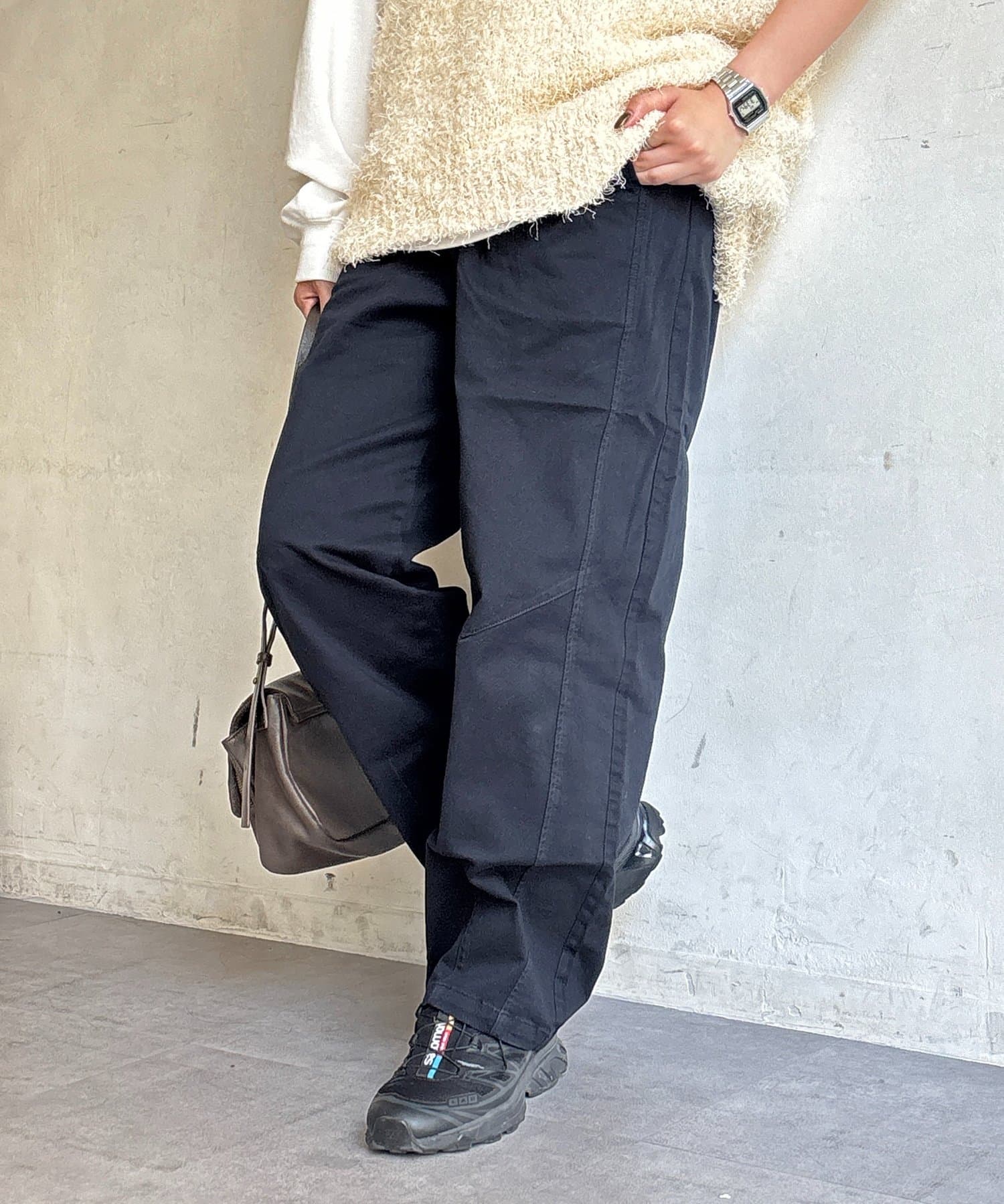 CPCM(シーピーシーエム) ストレッチコクーンイージーパンツ