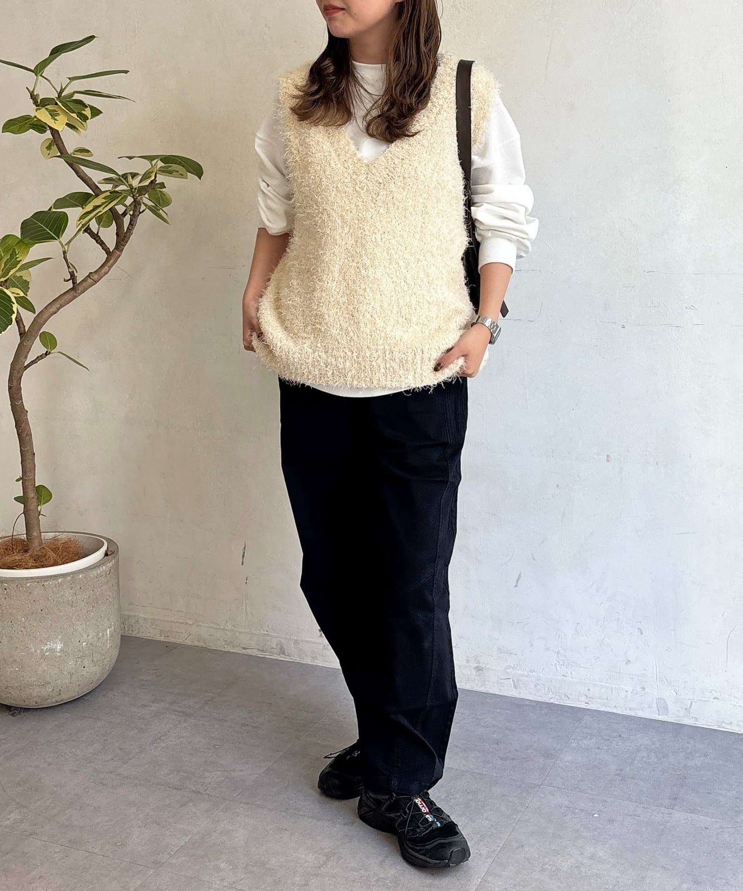 CPCM(シーピーシーエム) ストレッチコクーンイージーパンツ