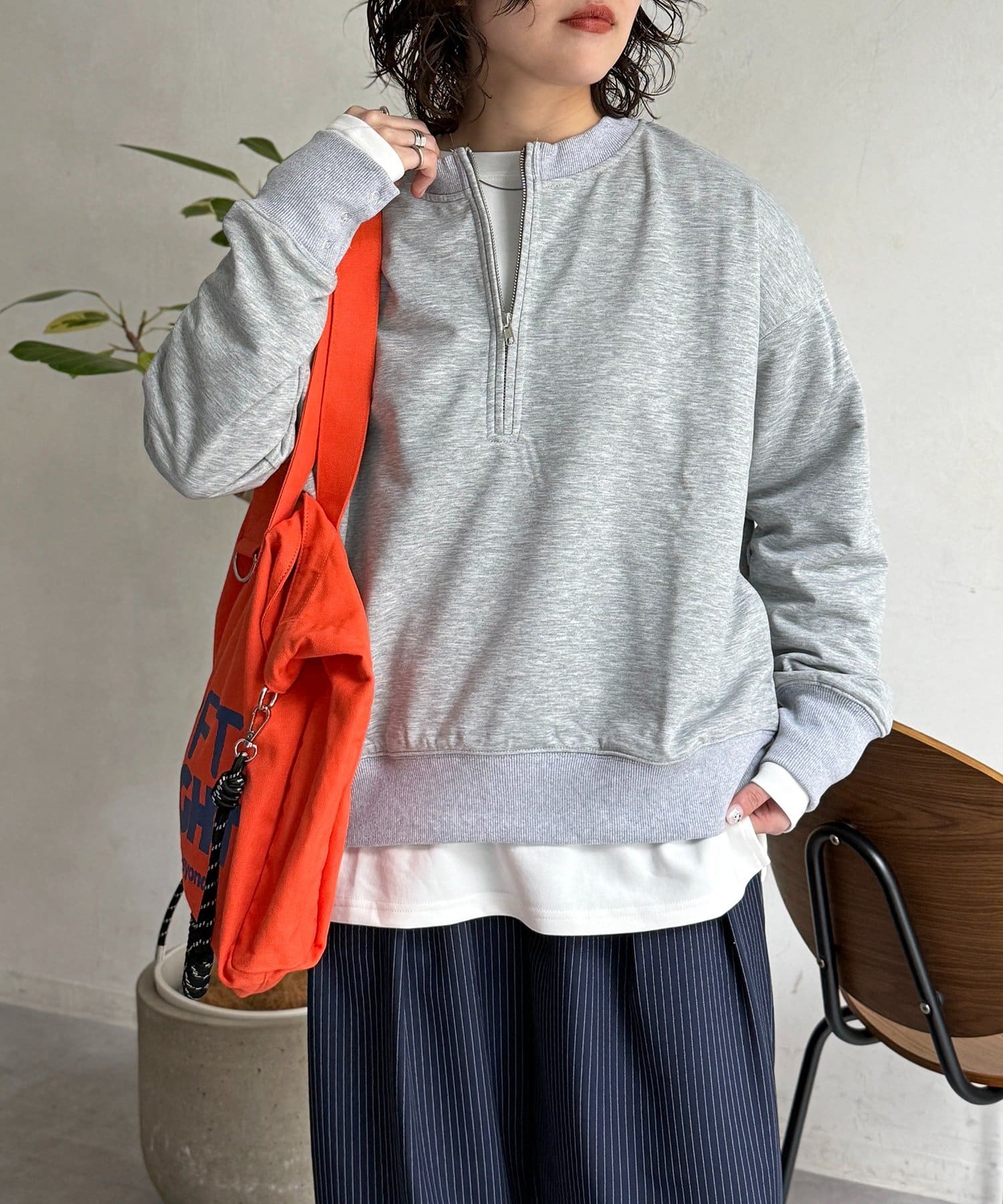 CPCM(シーピーシーエム) インナーセットジップスウェット