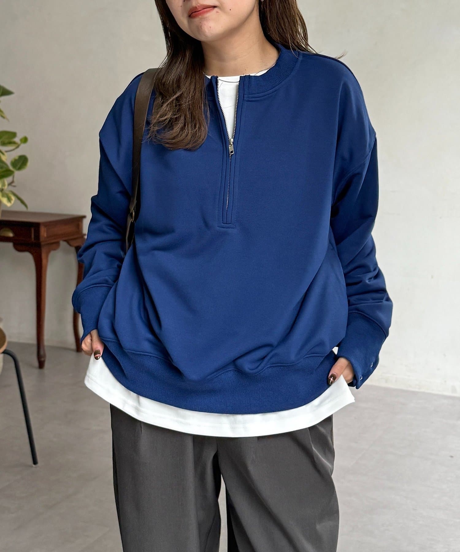 CPCM(シーピーシーエム) インナーセットジップスウェット