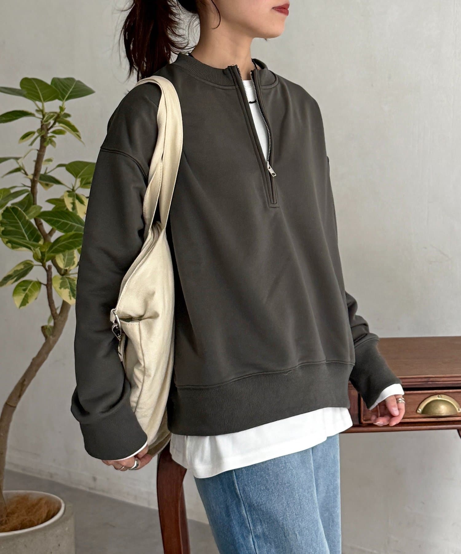 CPCM(シーピーシーエム) インナーセットジップスウェット