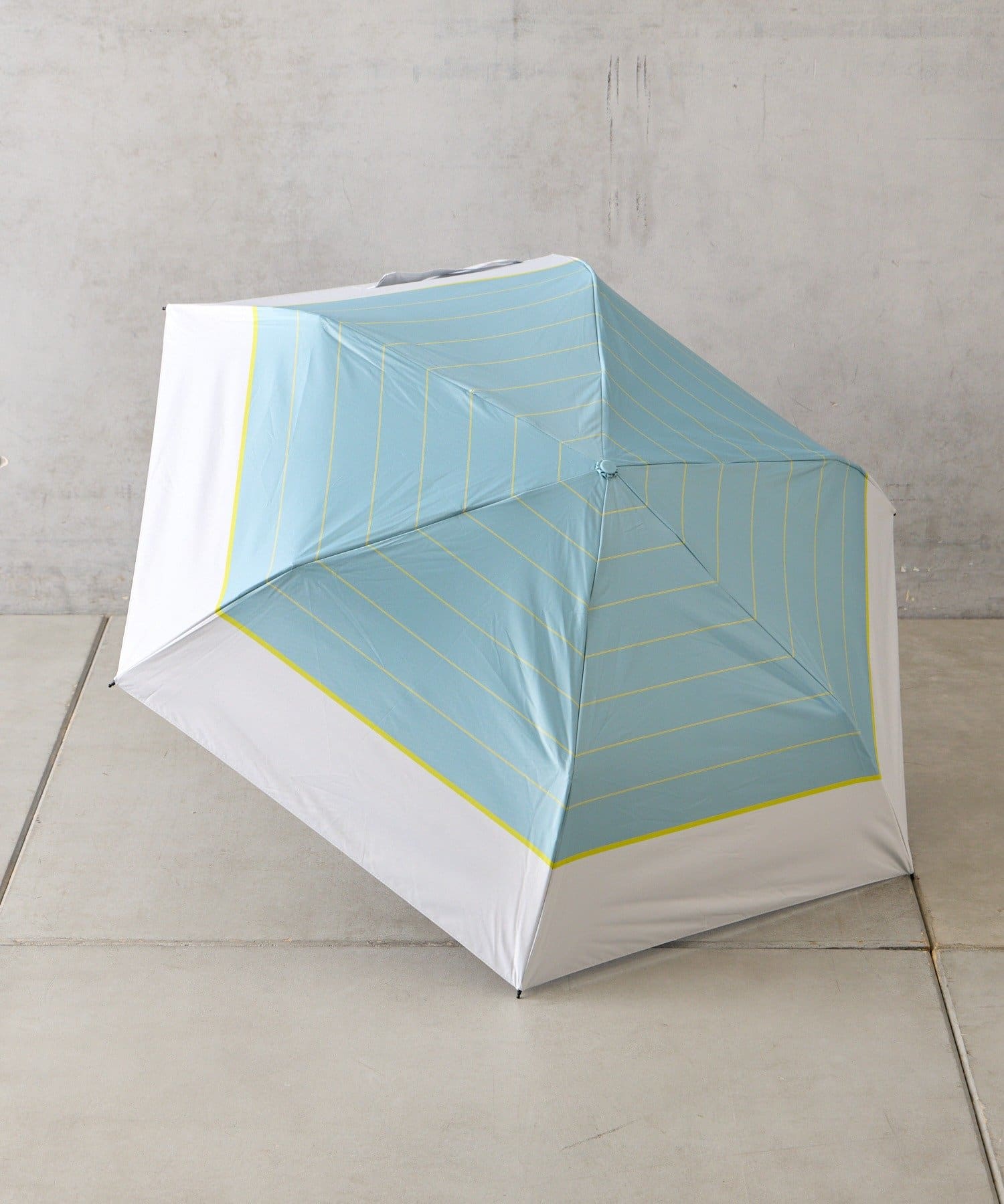 BIRTHDAY BAR(バースデイバー) ≪BIRTHDAY BARオリジナル≫　晴雨兼用リペットストライプ折り畳み傘