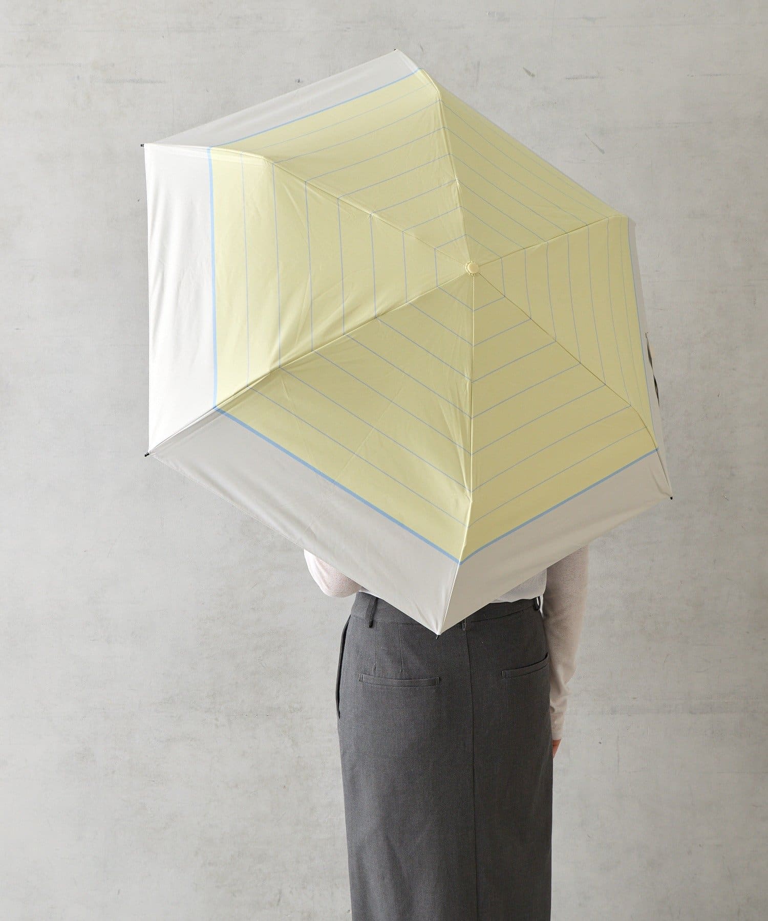 BIRTHDAY BAR(バースデイバー) ≪BIRTHDAY BARオリジナル≫　晴雨兼用リペットストライプ折り畳み傘