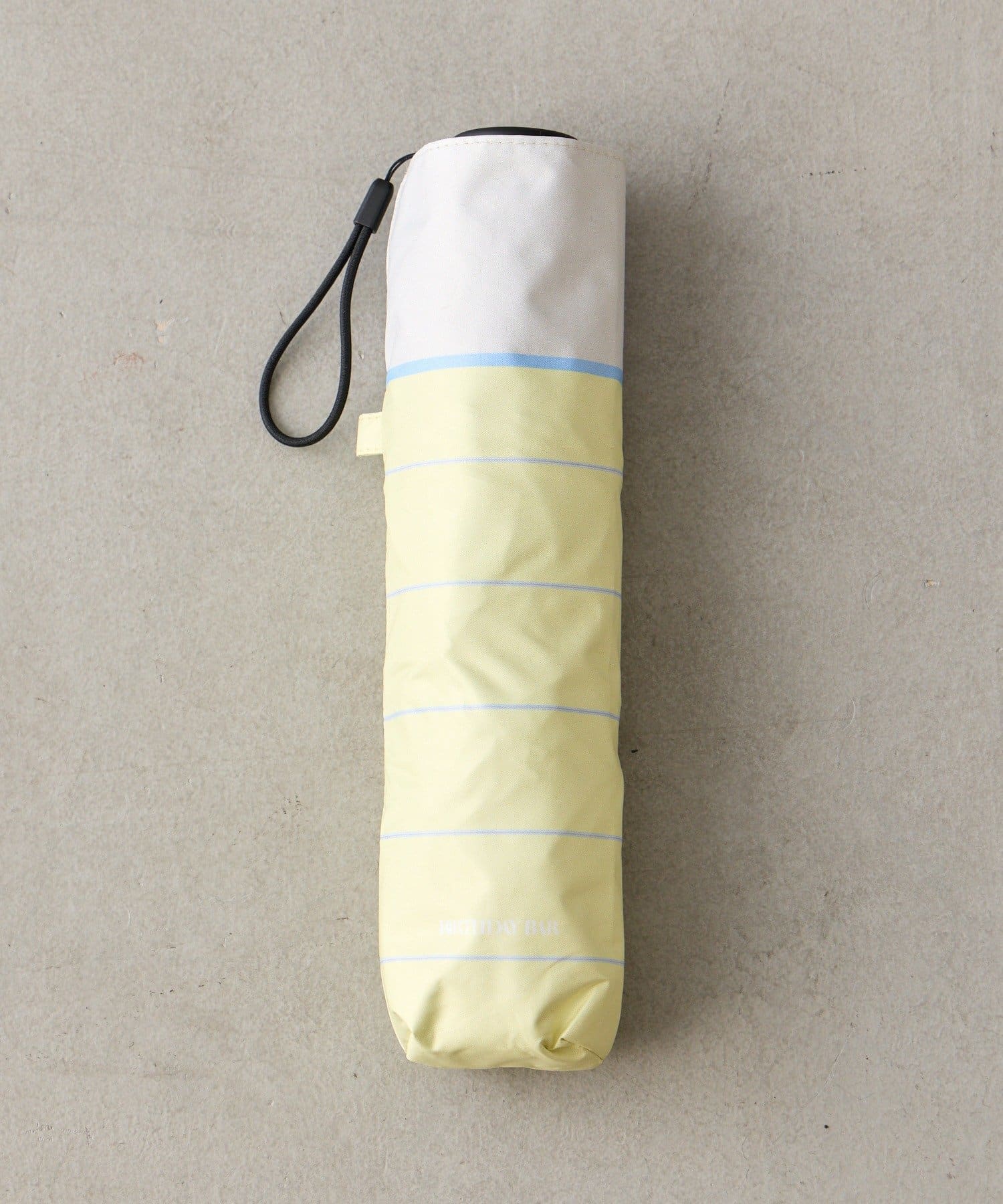 BIRTHDAY BAR(バースデイバー) ≪BIRTHDAY BARオリジナル≫　晴雨兼用リペットストライプ折り畳み傘