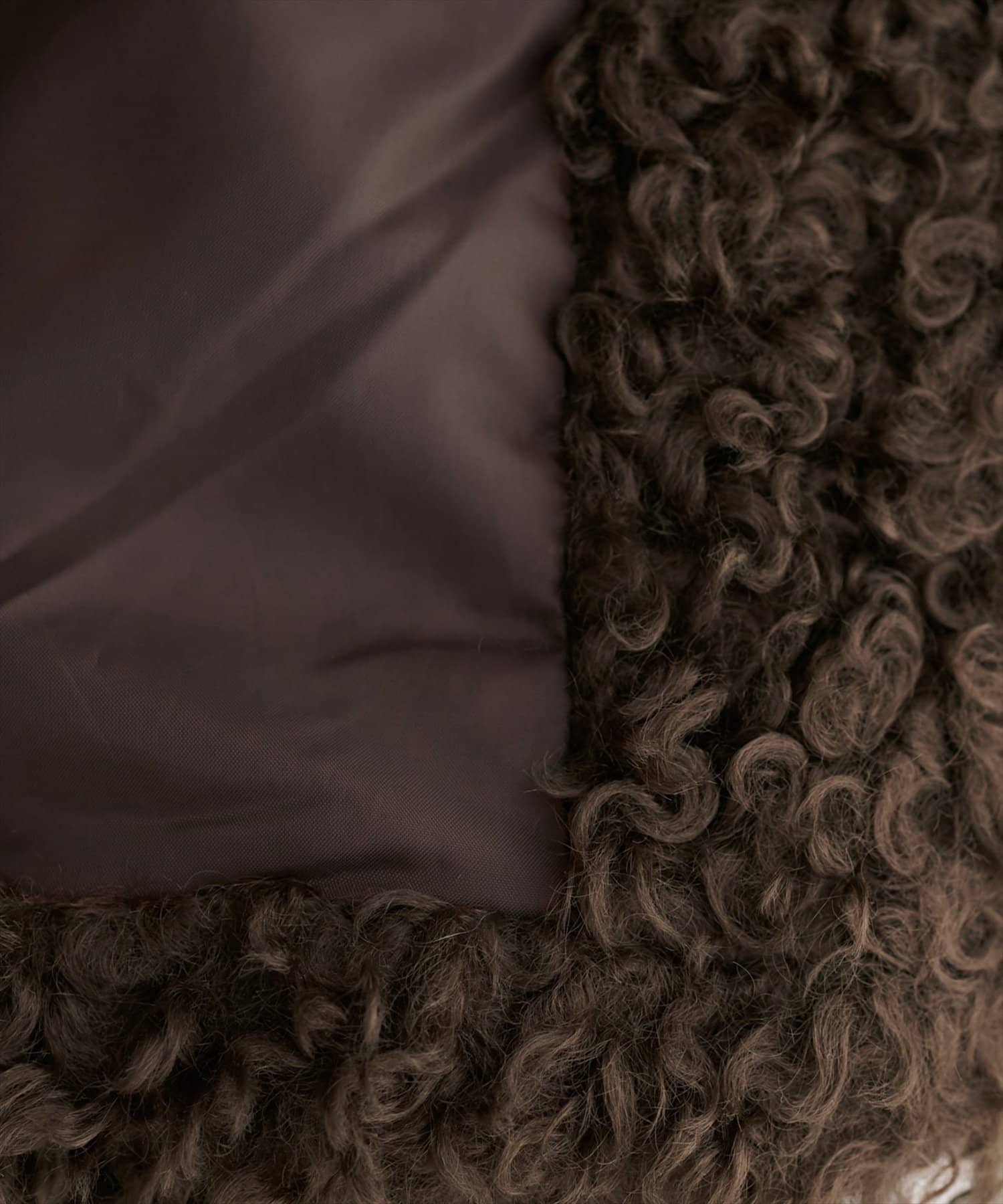 natural couture(ナチュラルクチュール) プードルファーミドルジャケット