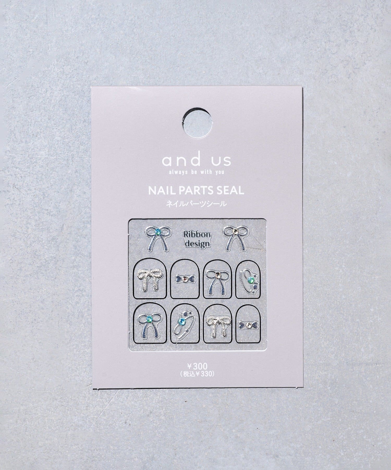 3COINS(スリーコインズ) ネイルパーツシール／and us