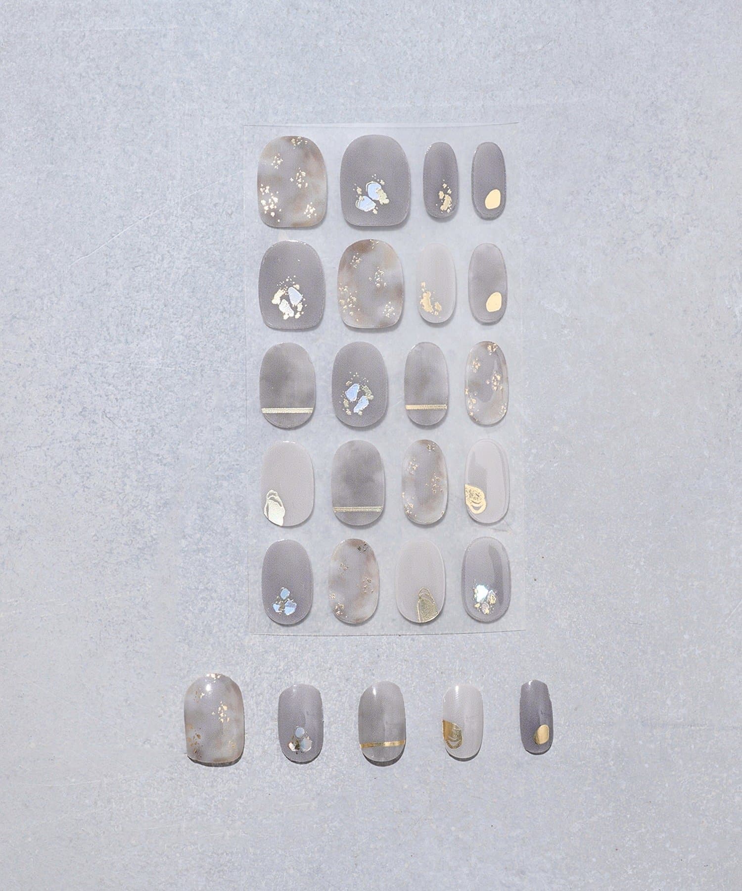 3COINS(スリーコインズ) セミハードジェルネイルシールハンド／and us