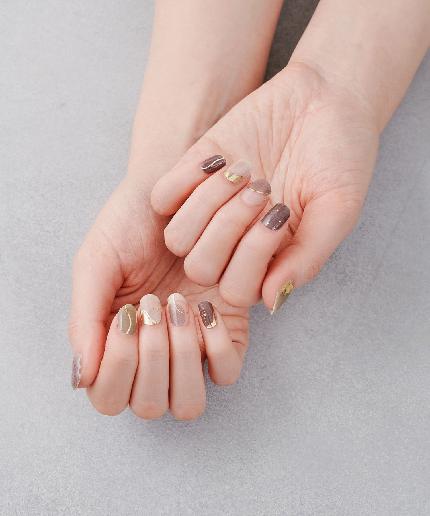 3COINS(スリーコインズ) セミハードジェルネイルシールハンド／and us