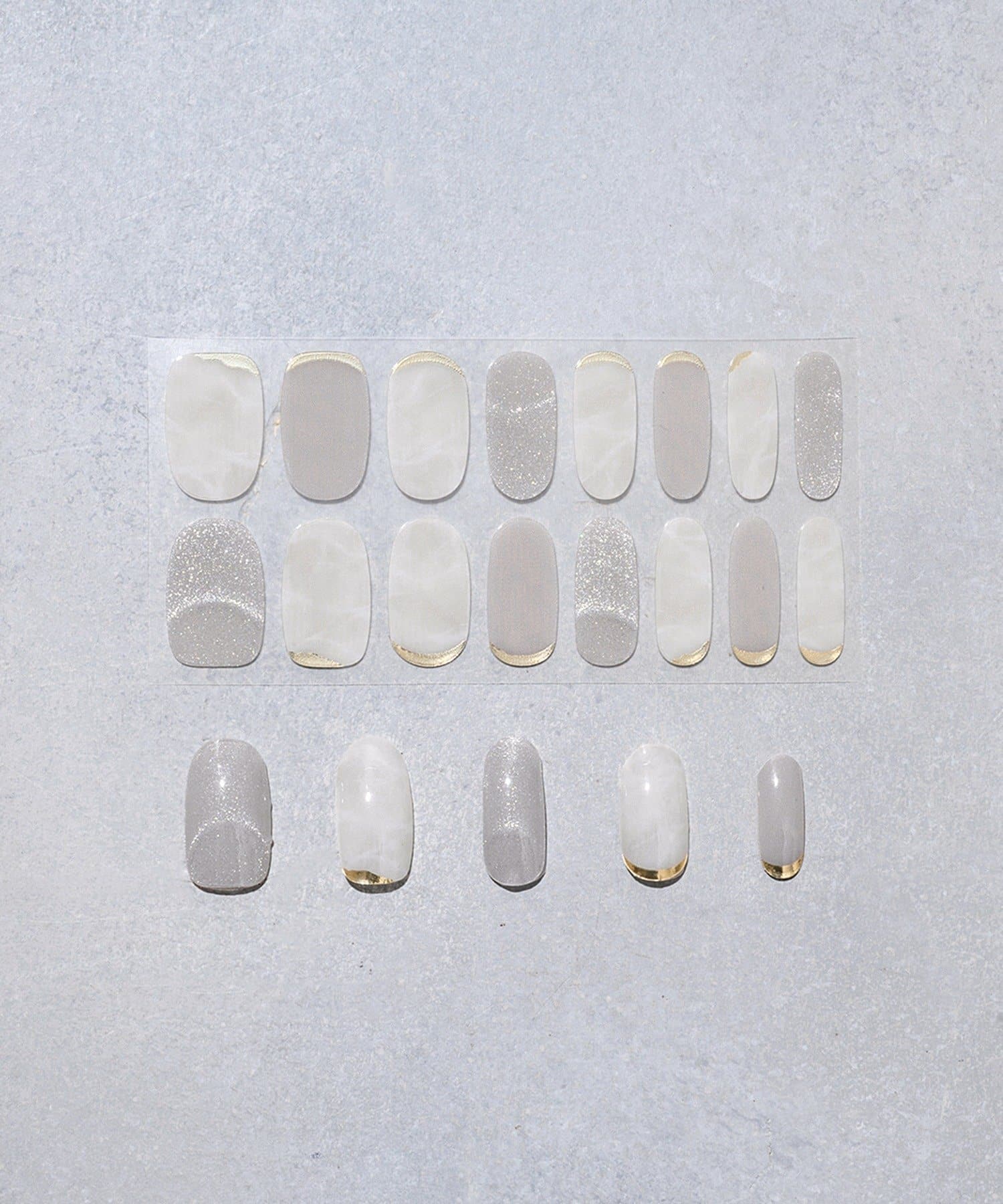 3COINS(スリーコインズ) セミハードマグネットジェルネイルシールハンド／and us