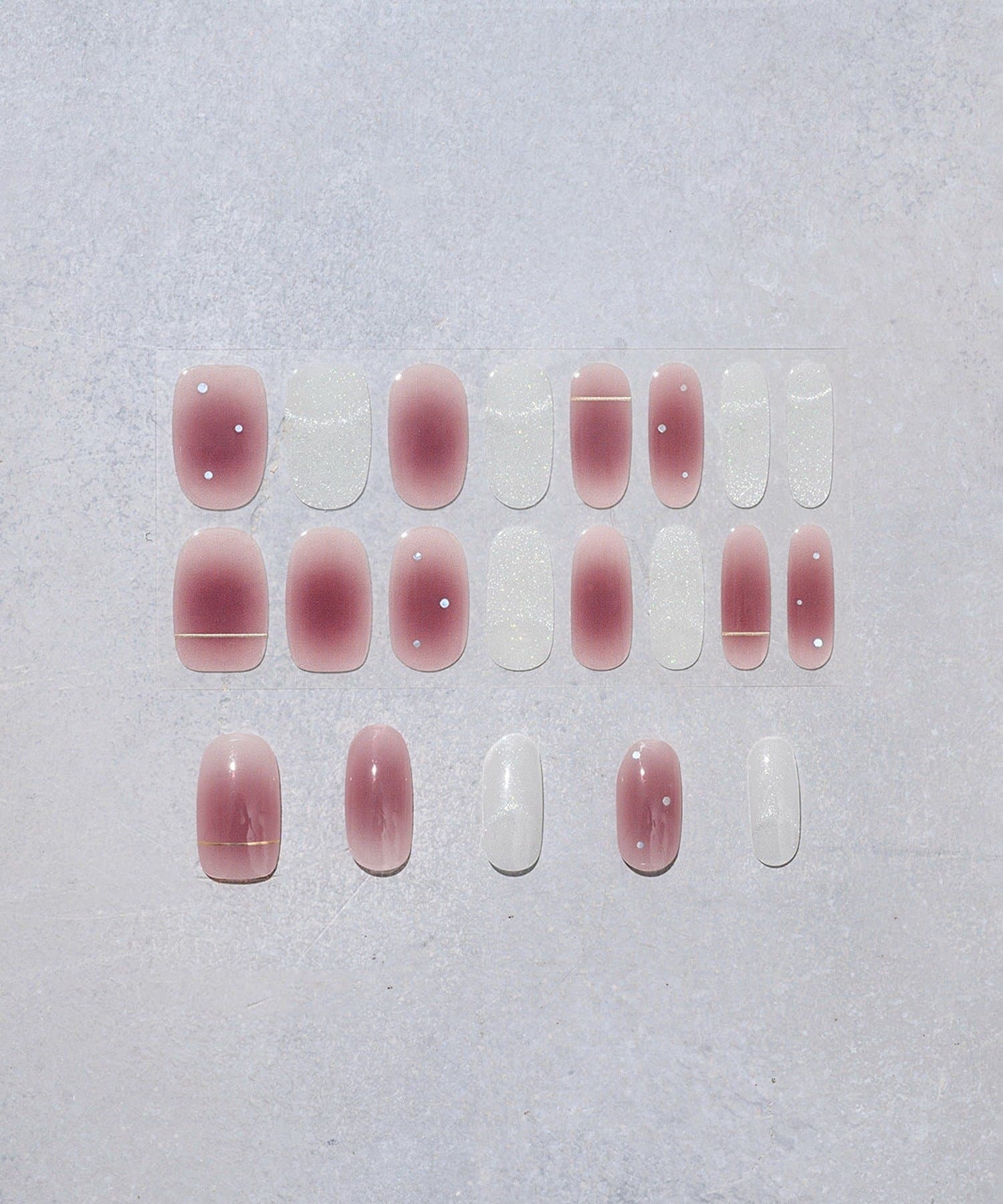 3COINS(スリーコインズ) セミハードマグネットジェルネイルシールハンド／and us