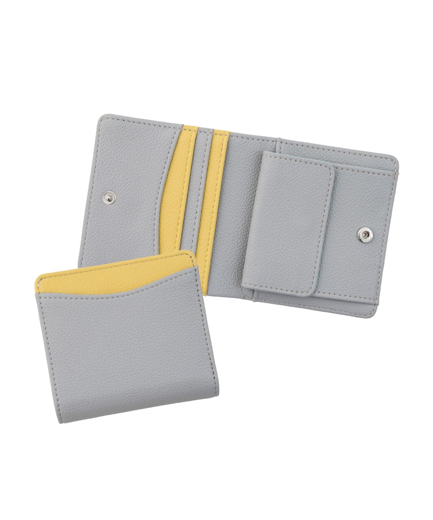 3COINS(スリーコインズ) 2つ折りバイカラーウォレット