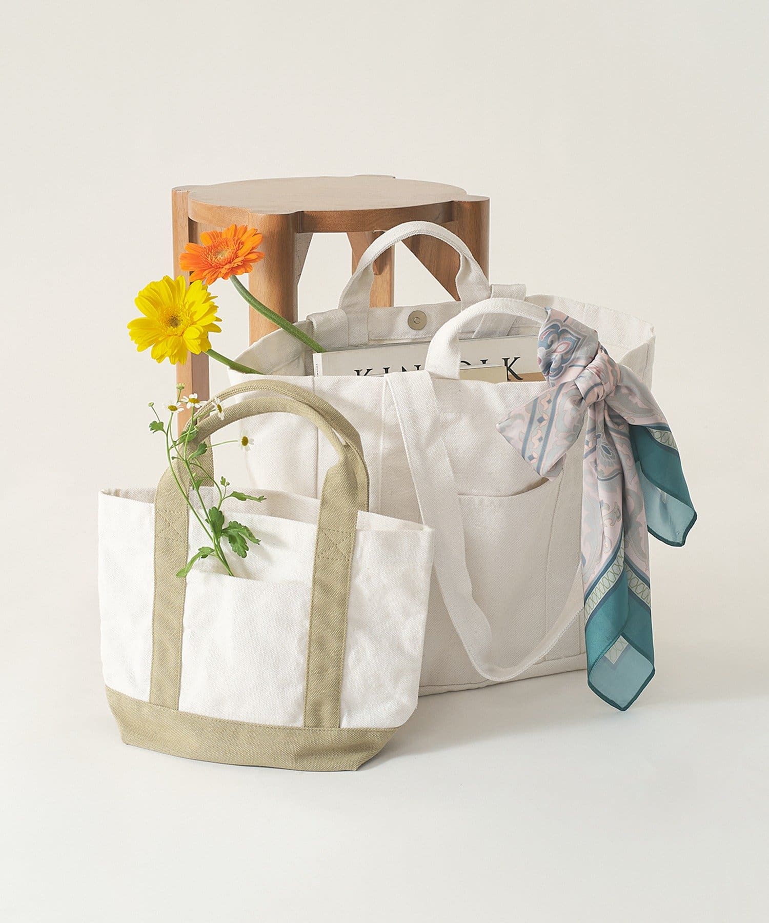 3COINS(スリーコインズ) 2wayトートバッグ