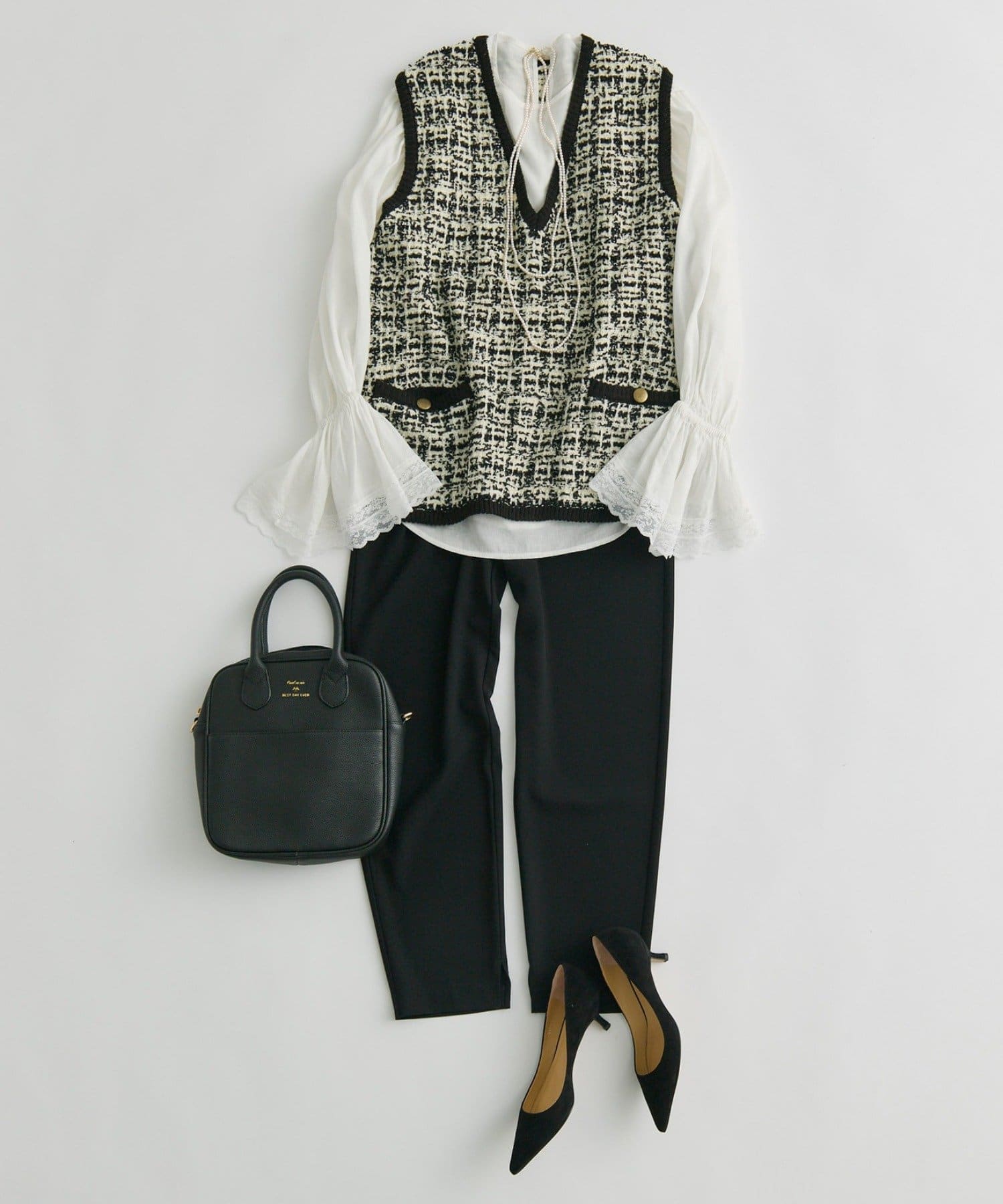 PUAL CE CIN(ピュアルセシン) 【Adour】ドゥヌーヴポインテッドトゥパンプス