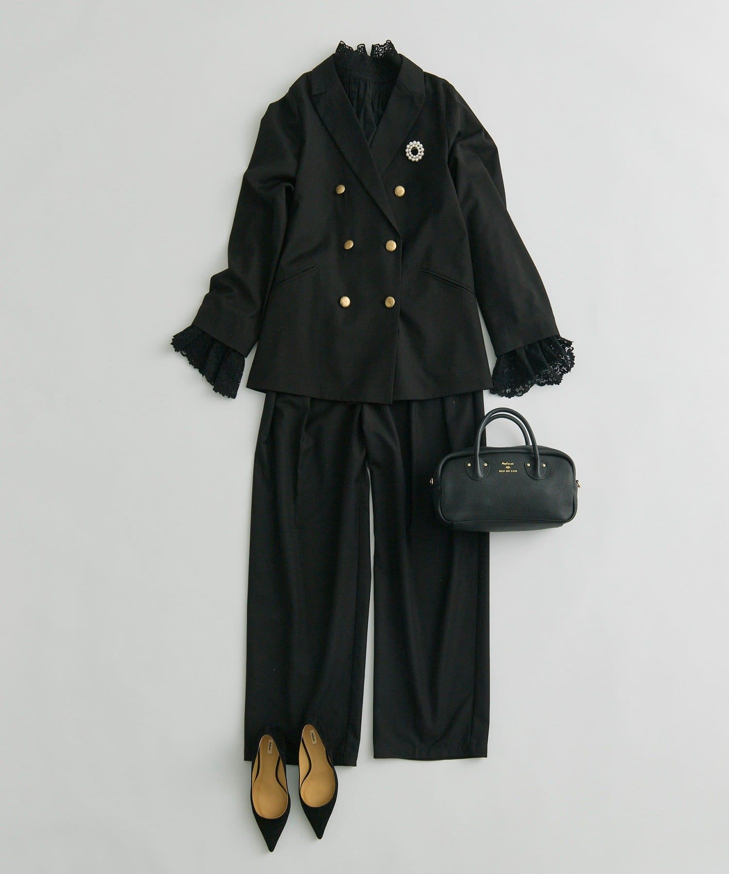 PUAL CE CIN(ピュアルセシン) 【Adour】ドゥヌーヴポインテッドトゥパンプス