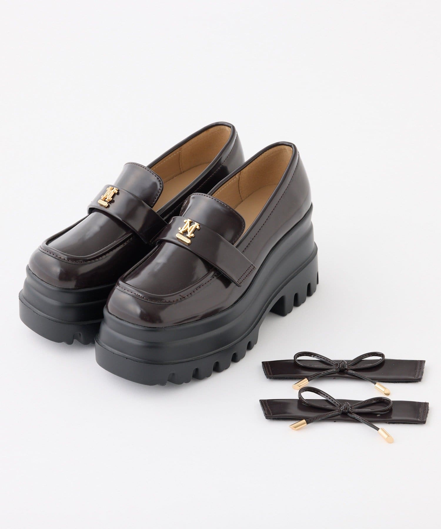 one after another NICE CLAUP(ワンアフターアナザー ナイスクラップ) 【２WAY仕様】マイナス3キロ見え厚底ローファー