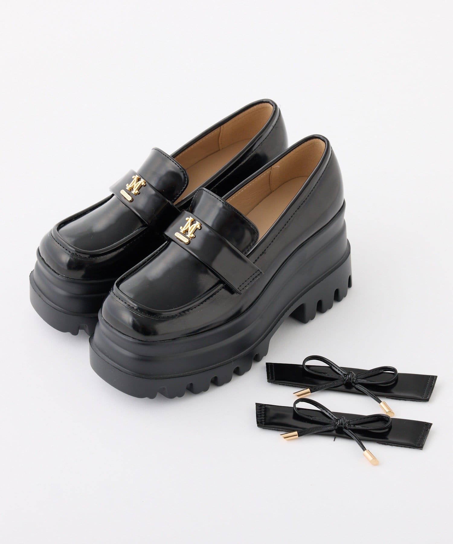 one after another NICE CLAUP(ワンアフターアナザー ナイスクラップ) 【２WAY仕様】マイナス3キロ見え厚底ローファー