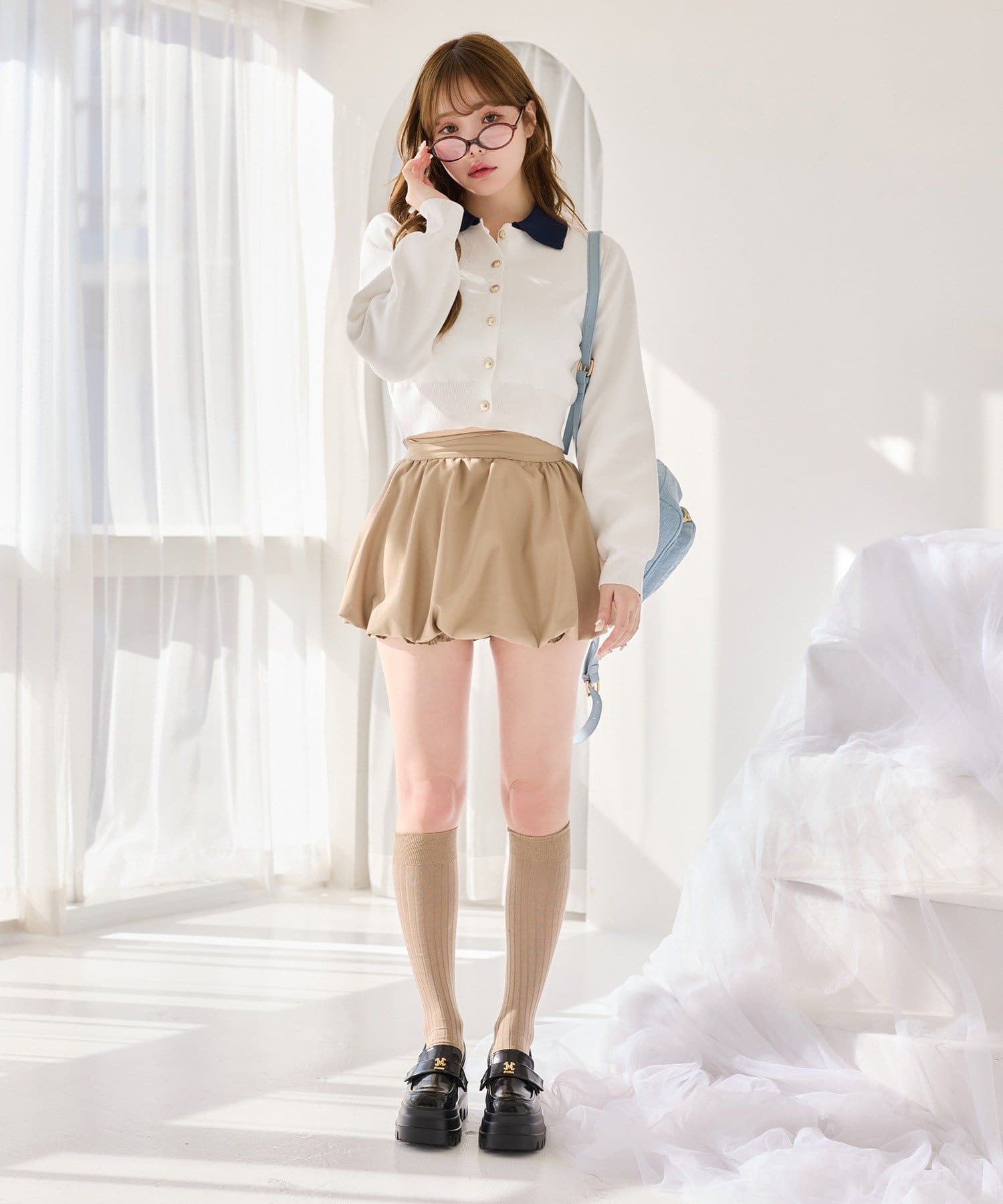 one after another NICE CLAUP(ワンアフターアナザー ナイスクラップ) 【２WAY仕様】マイナス3キロ見え厚底ローファー