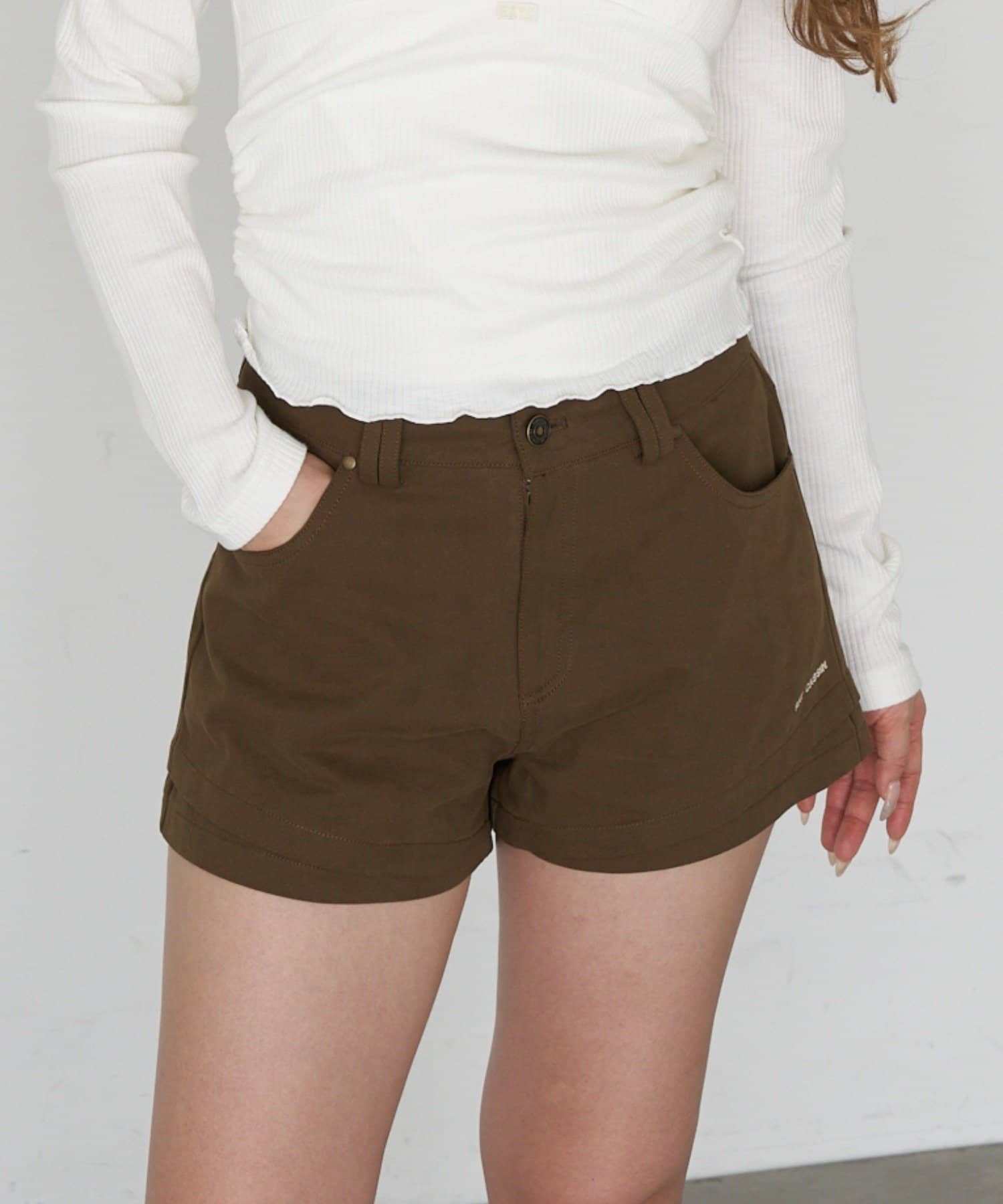 RAY CASSIN(レイカズン) ツイルマイクロミニショートパンツ