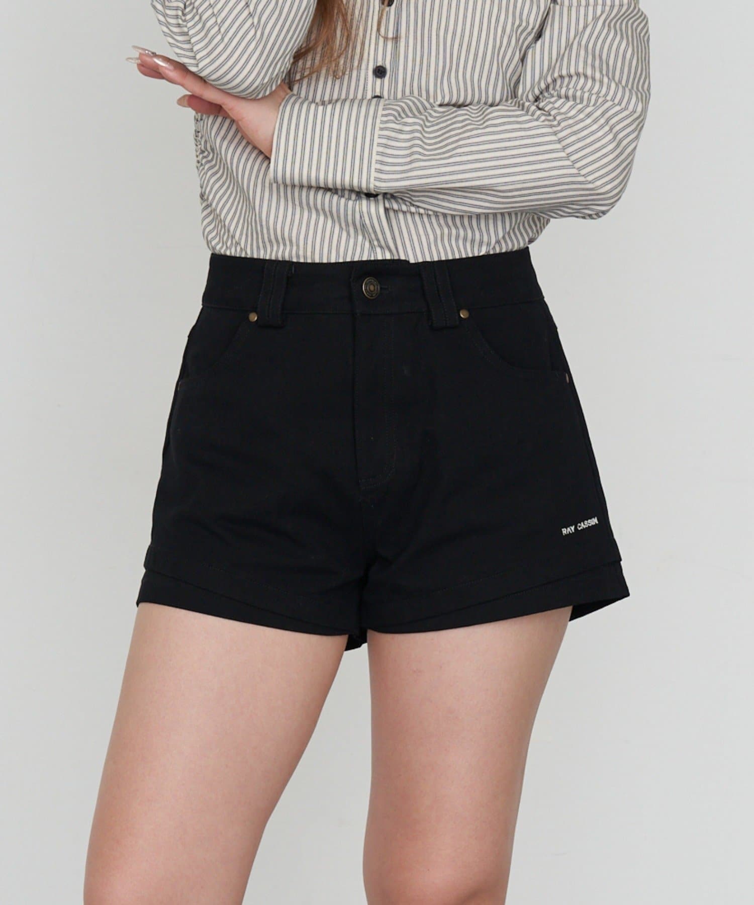 RAY CASSIN(レイカズン) ツイルマイクロミニショートパンツ