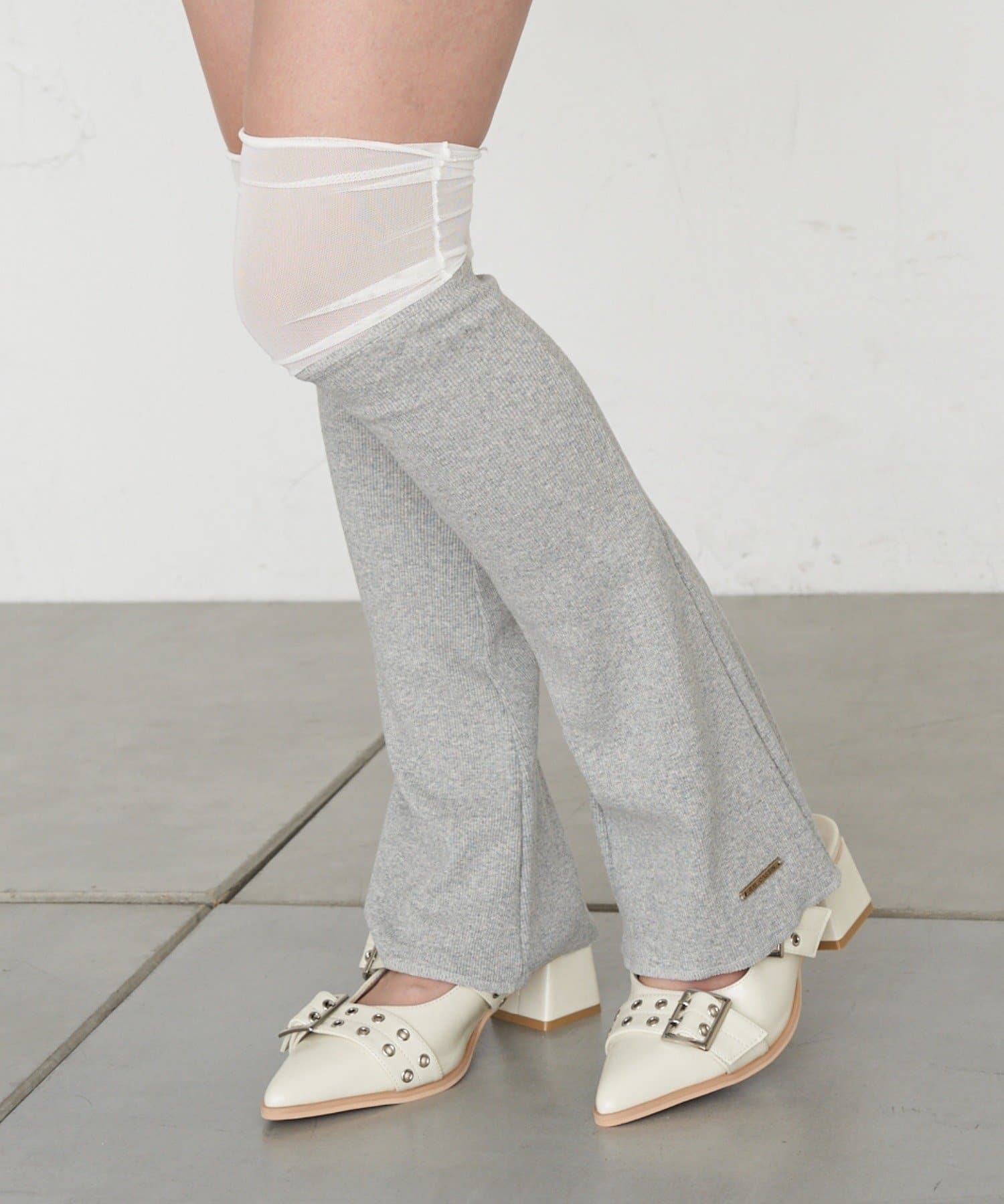 RAY CASSIN(レイカズン) シアーレイヤードレッグウォーマー