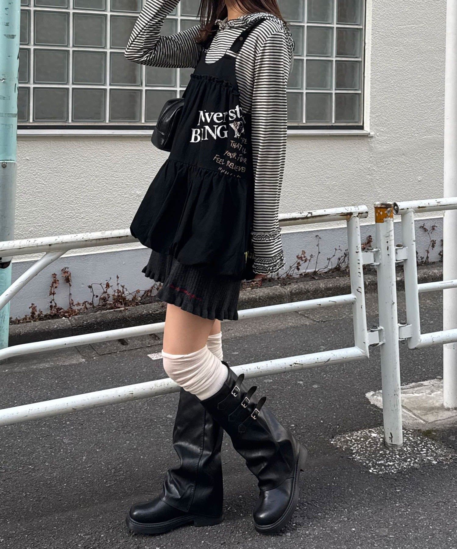 CIAOPANIC(チャオパニック) リメイク風バルーンチュニックワンピース