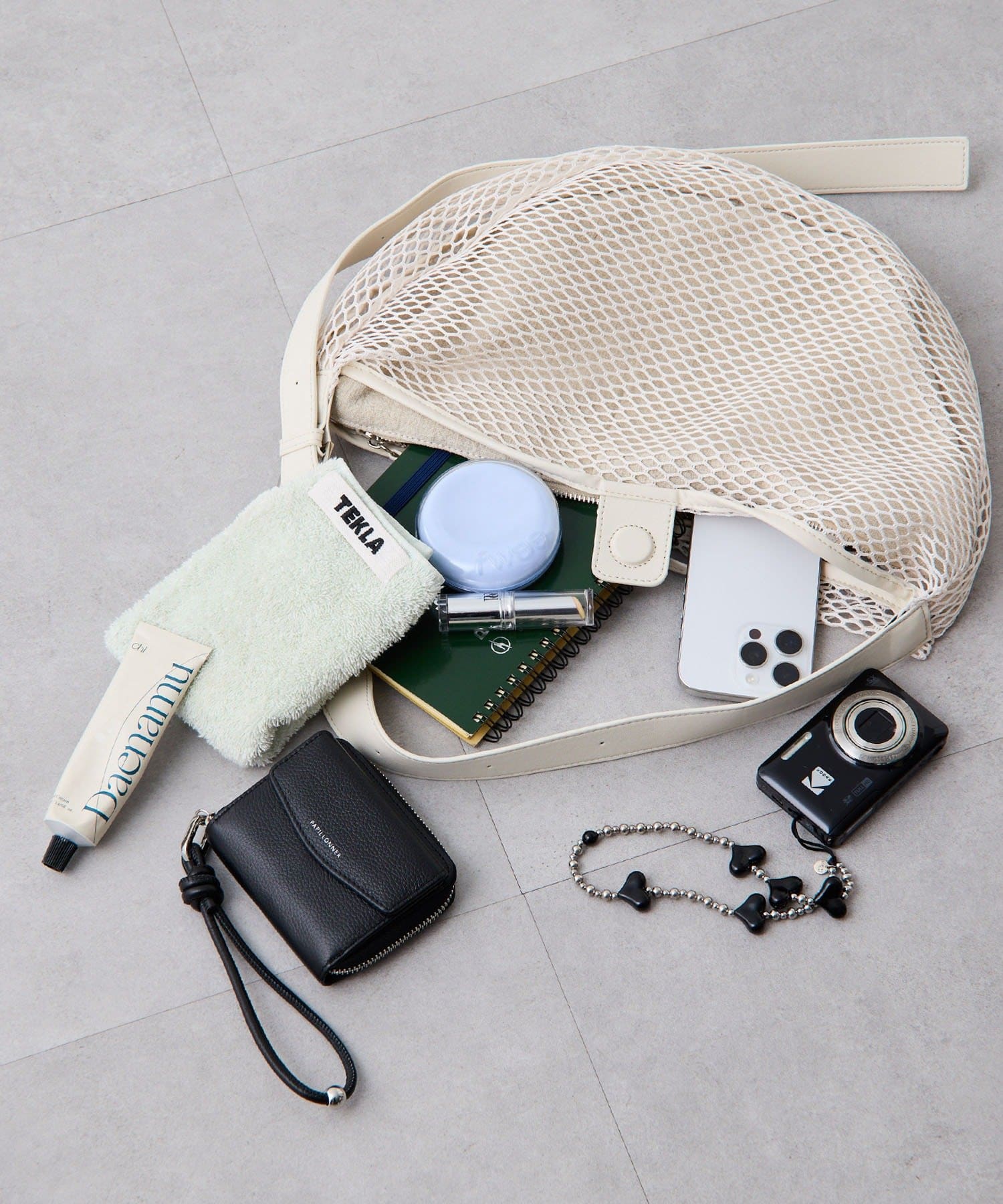 COLLAGE GALLARDAGALANTE(コラージュ ガリャルダガランテ) 【PAPILLONNER/パピヨネ】ラウンドメッシュバッグ