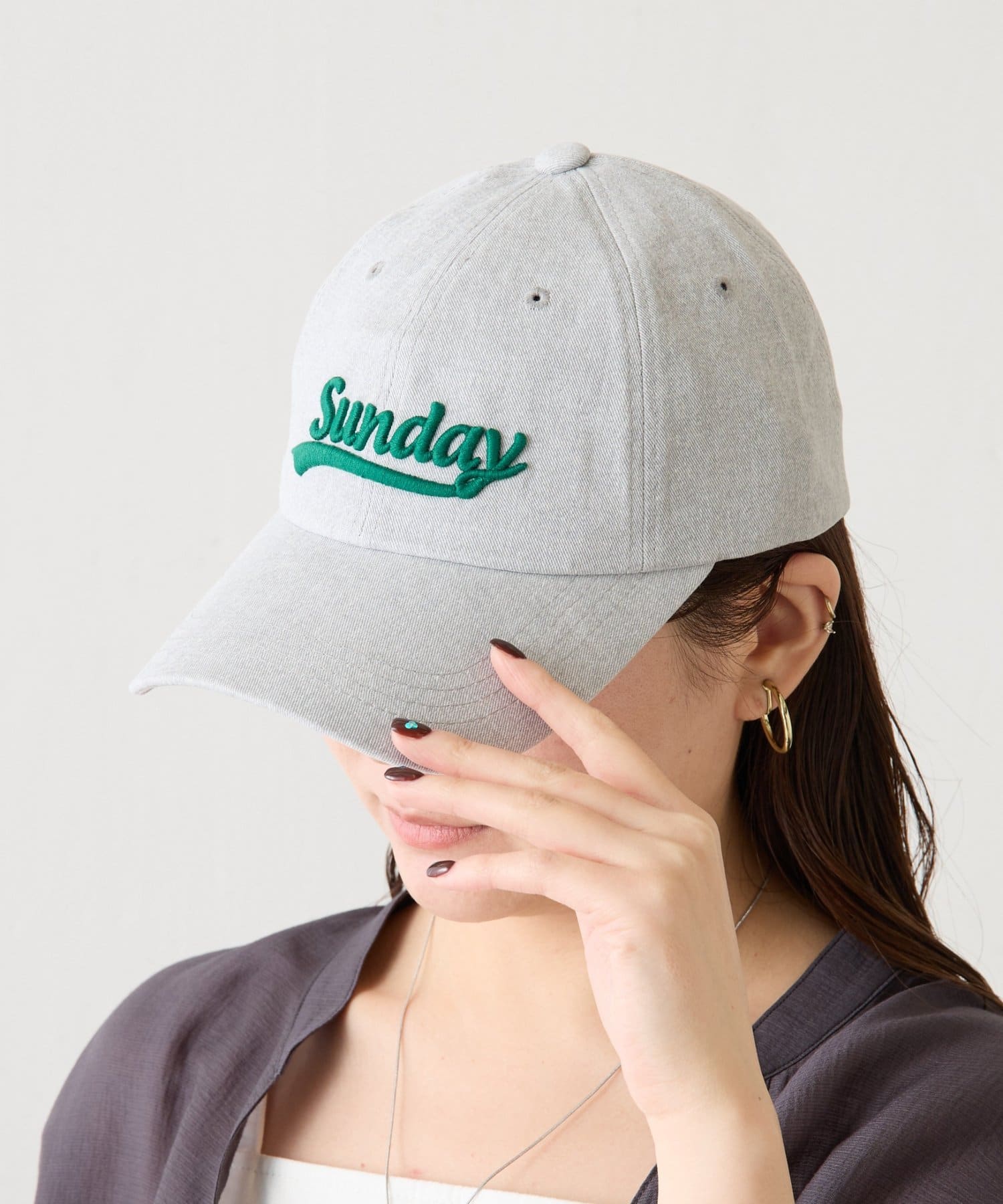 COLLAGE GALLARDAGALANTE(コラージュ ガリャルダガランテ) 【PAPILLONNER/パピヨネ】ロゴ刺繍入りキャップ