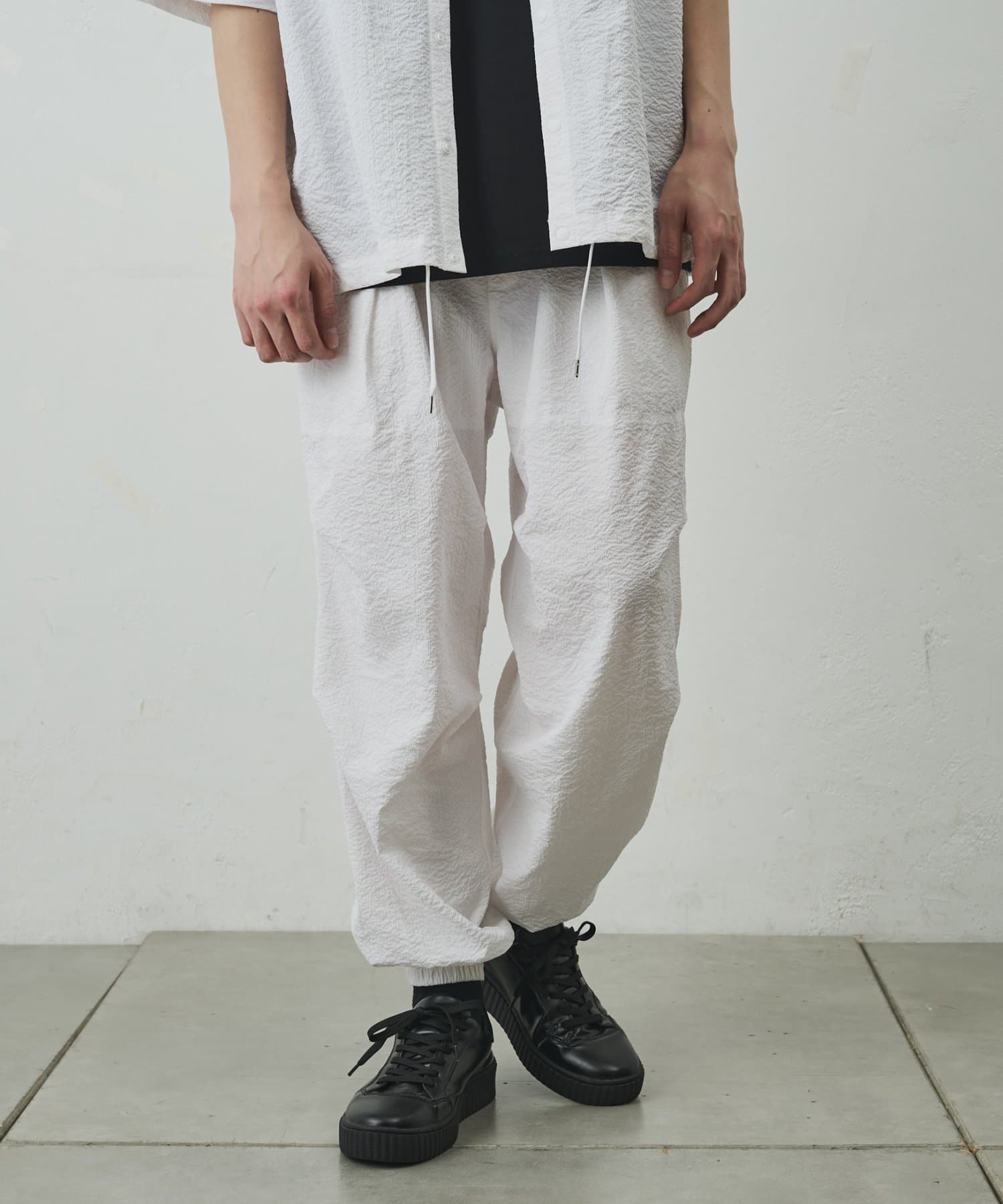 COLONY 2139(コロニー トゥーワンスリーナイン) 【リバイバル/新色追加】ペーパーサッカージョガーパンツ