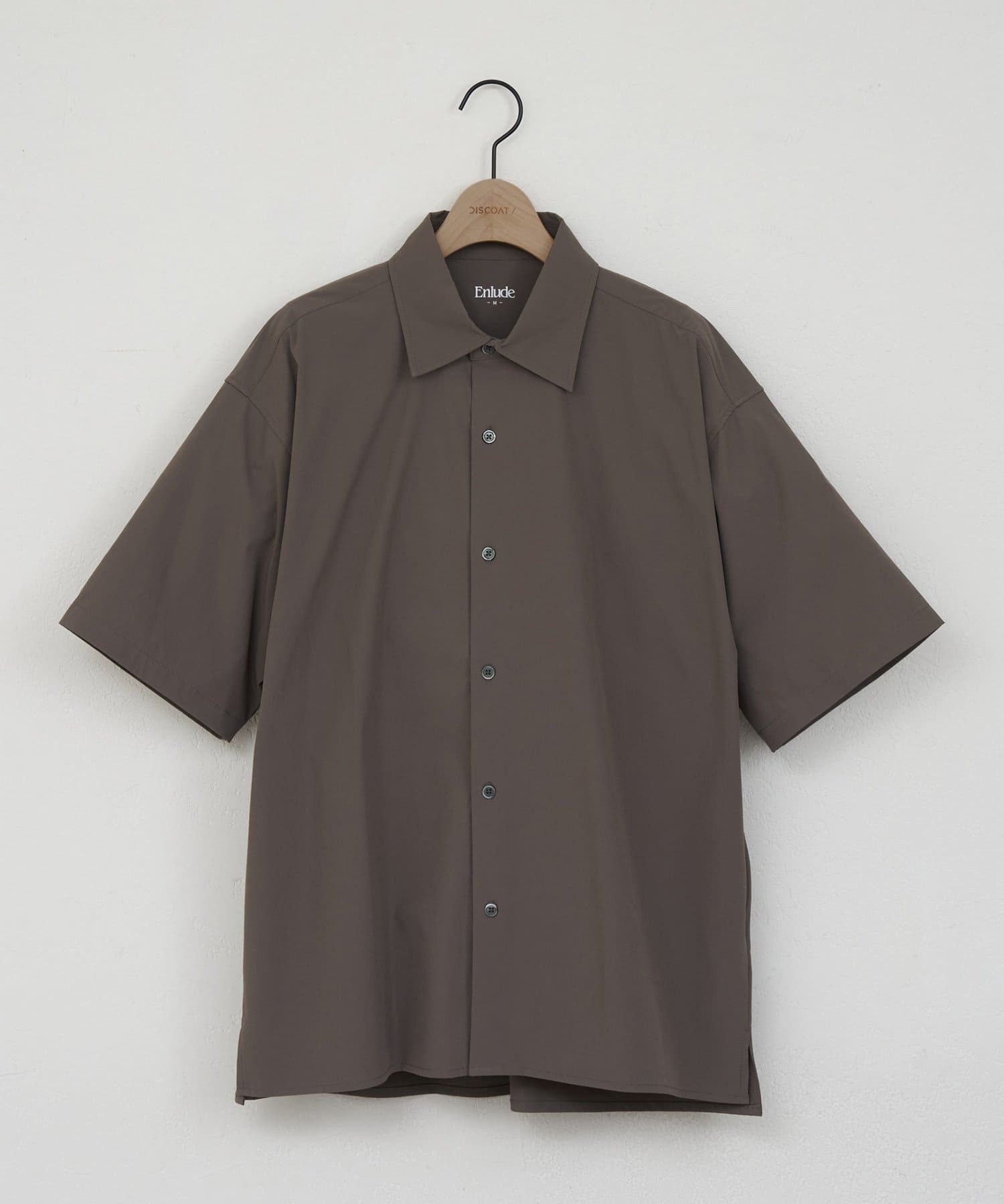 DISCOAT(ディスコート) 【Enlude/UVカット・接触冷感】ナイロンストレッチオーバーシャツ《ユニセックス》