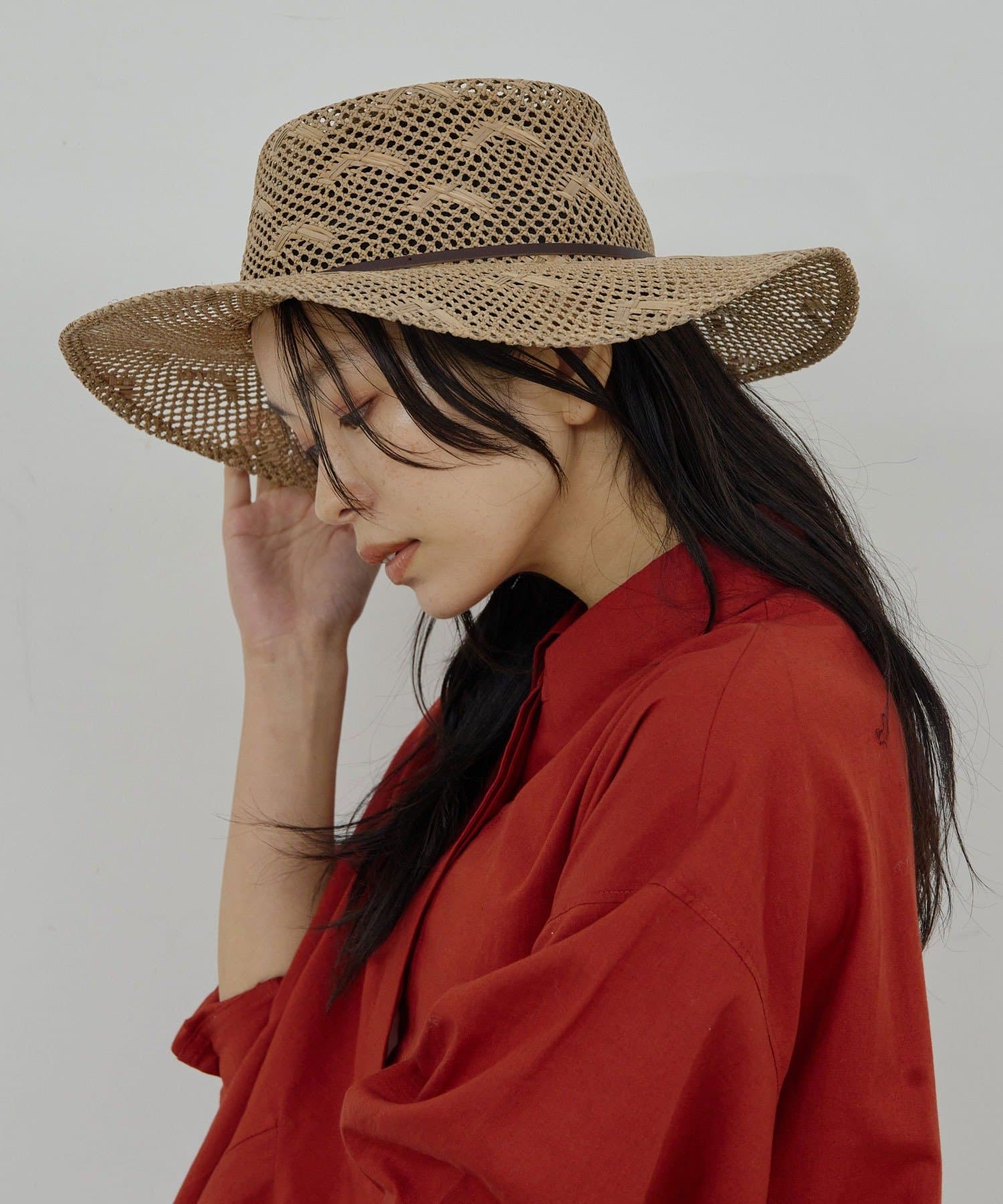 GALLARDAGALANTE(ガリャルダガランテ) 【近日予約開始】レザーコードポークパイハット